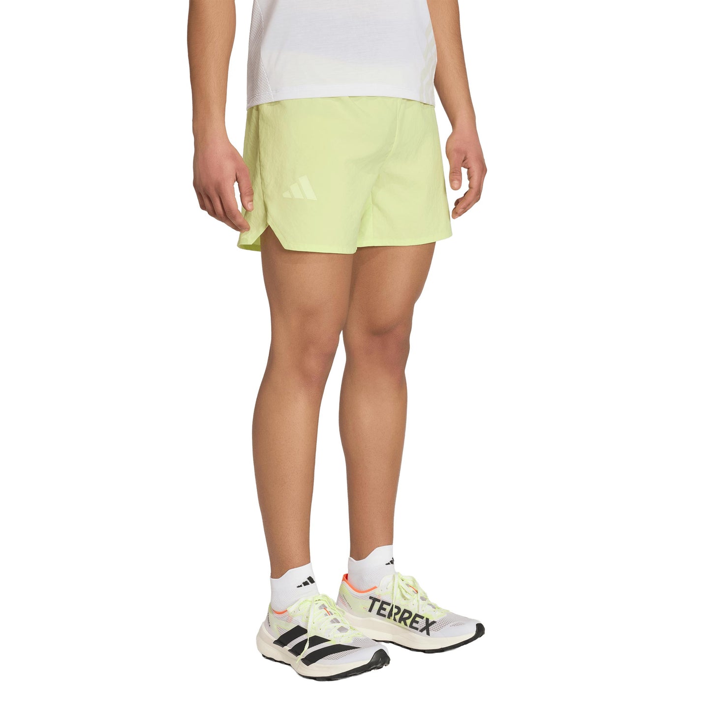 adidas Terrex XPR 5in Pantaloncini da corsa Uomini - giallo