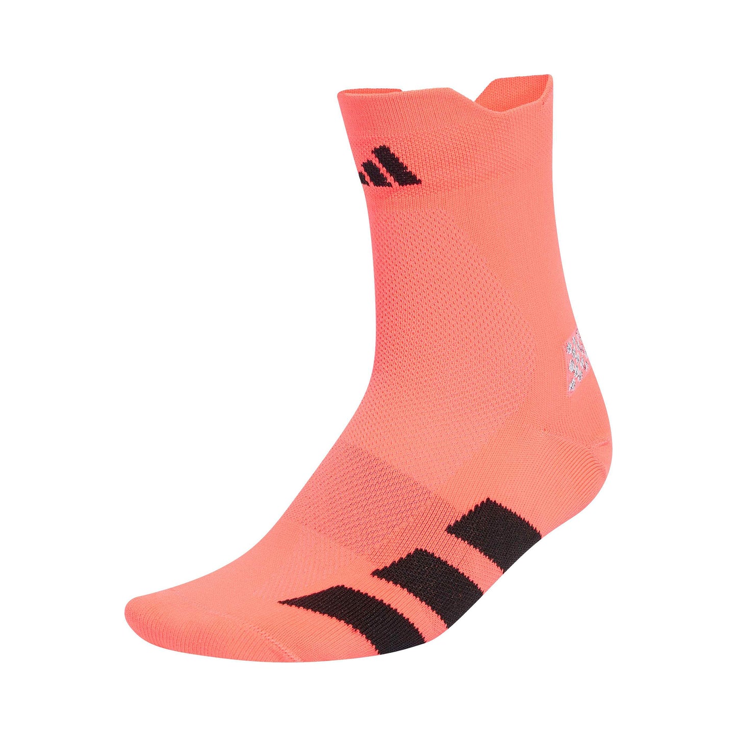 adidas adizero Quarter Calze da corsa Unisex - corallo, nero