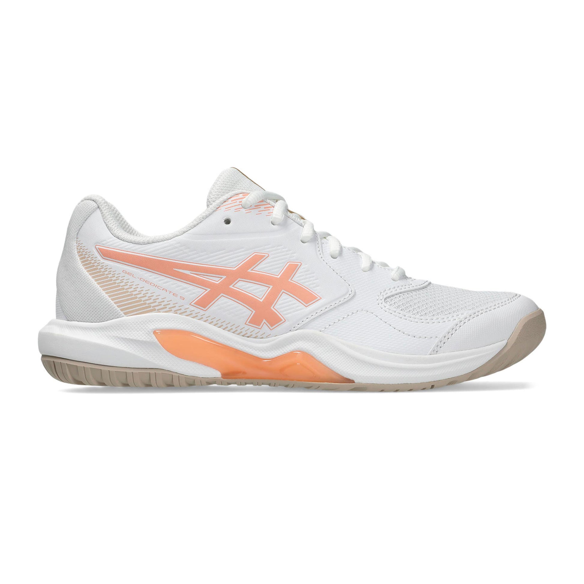 ASICS Gel-Dedicate 9 Scarpa per tutte le superfici Donna - bianco, albicocca
