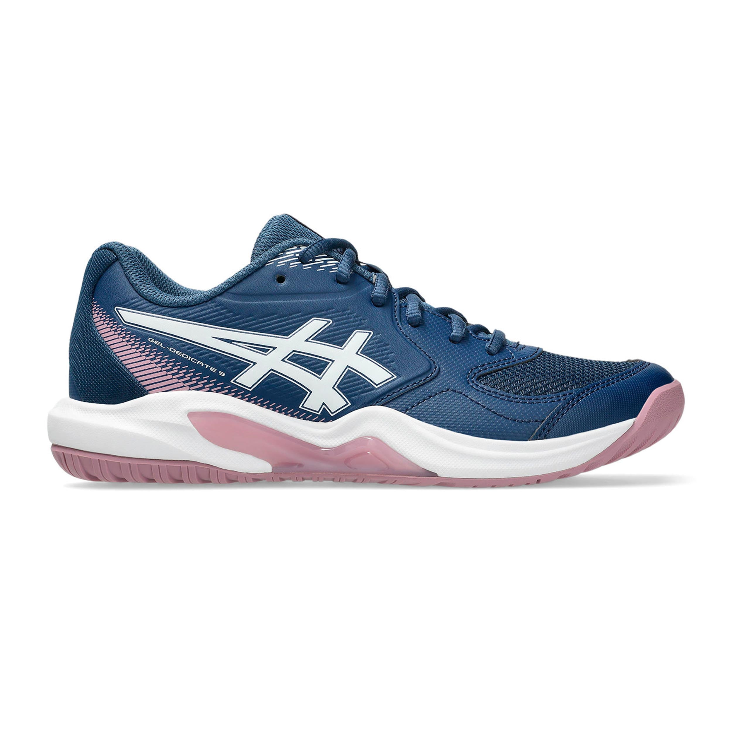 ASICS Gel-Dedicate 9 Scarpa per tutte le superfici Donna - blu scuro, bianco
