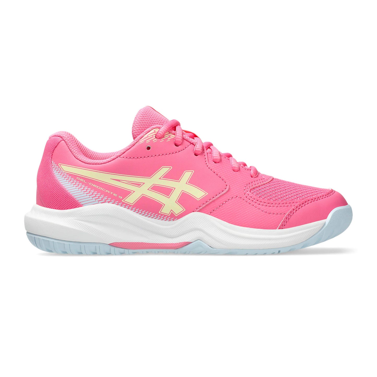 ASICS Gel-Dedicate 9 GS Scarpa per tutte le superfici Bambini - rosa, giallo