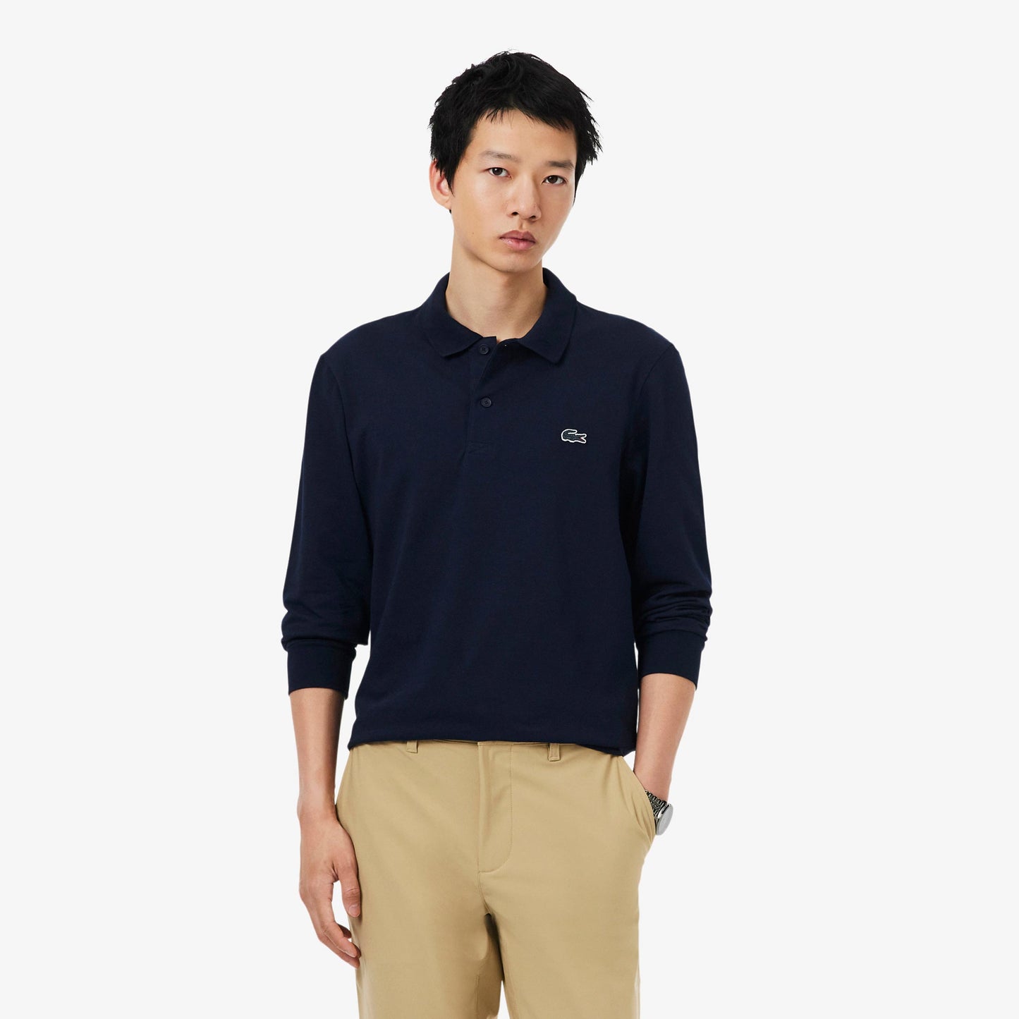 Lacoste Polo Uomini - blu scuro