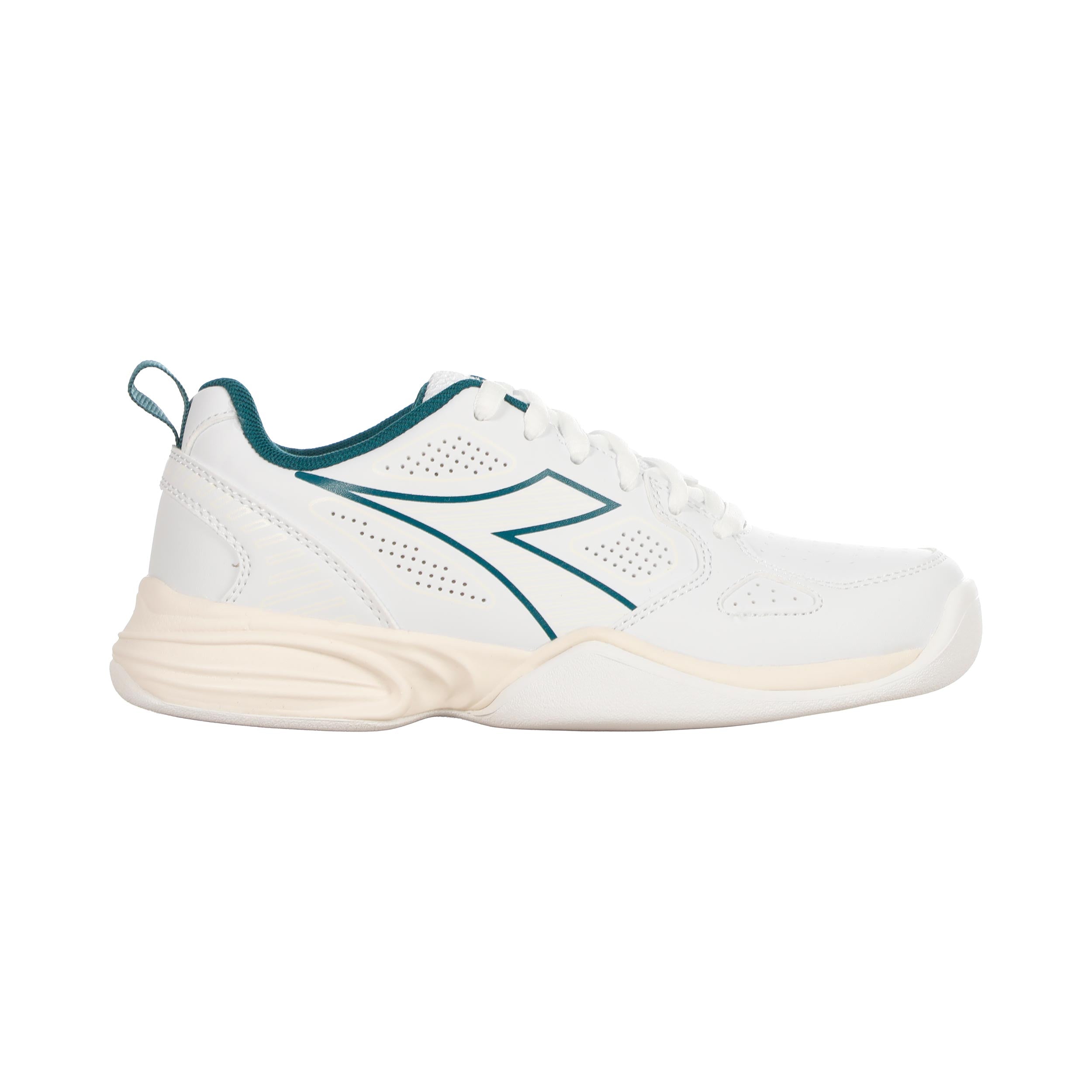 Diadora S. Challenge 7 SL Scarpa per tappeto Bambini - bianco, verde scuro