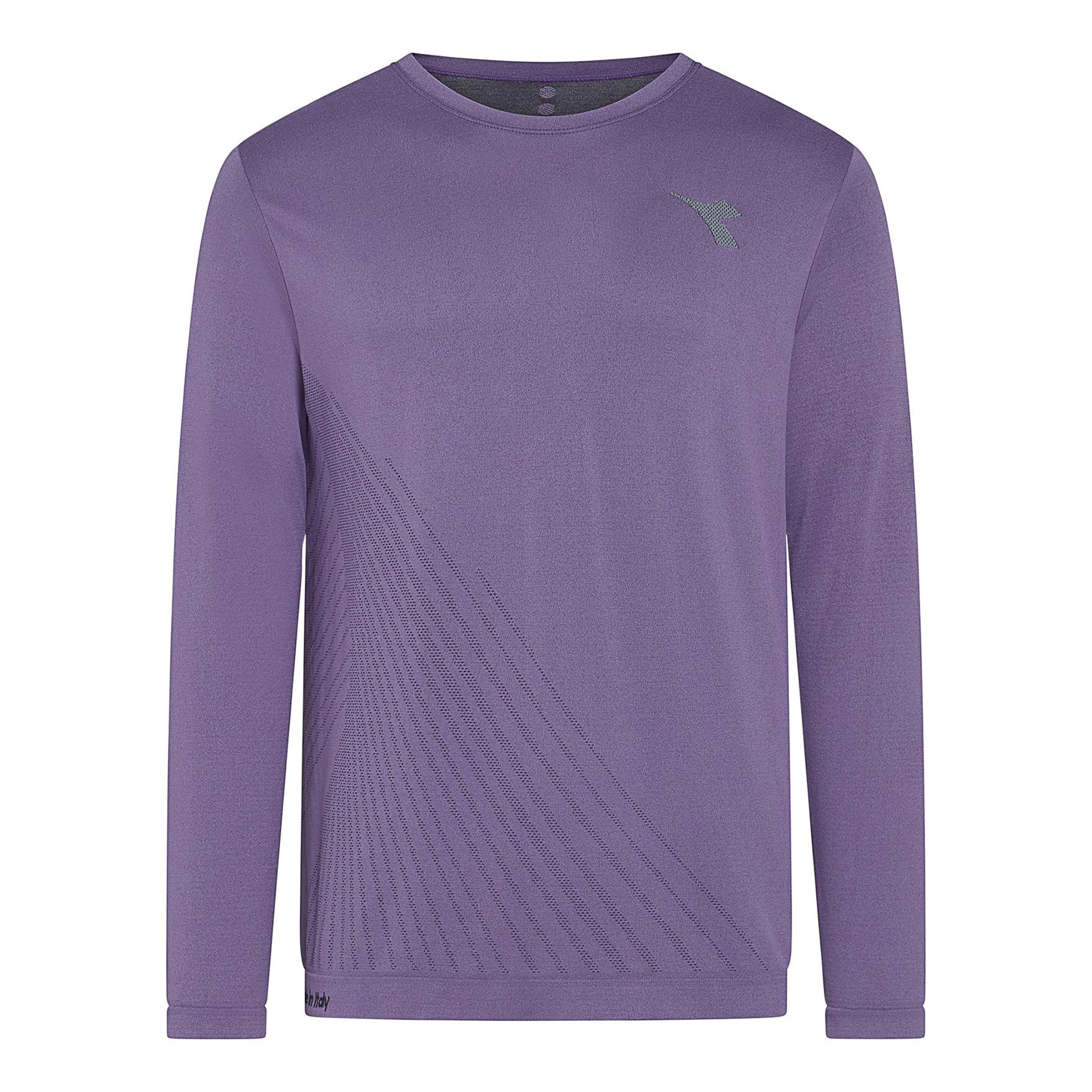 Diadora Stratouno Manica lunga Uomini - viola