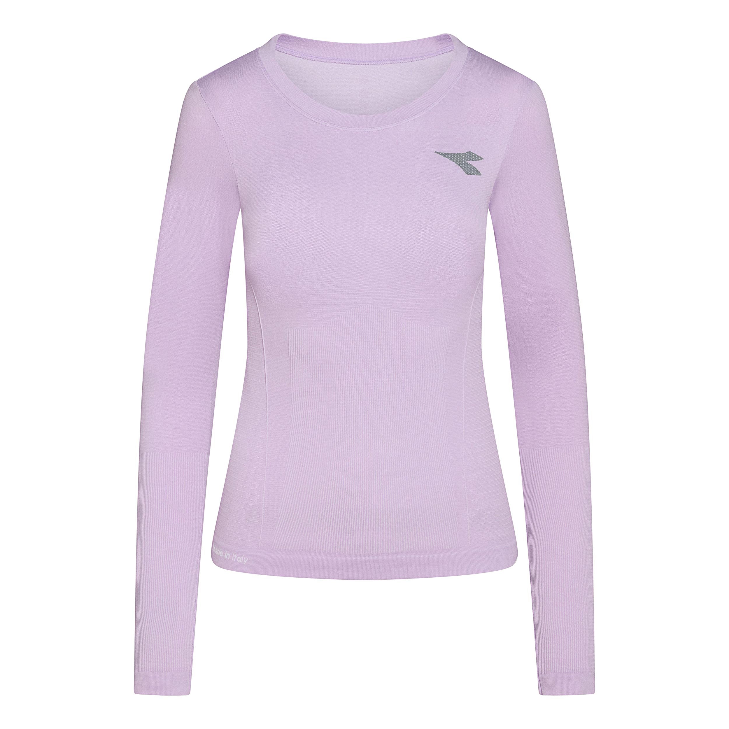 Diadora Stratouno Manica lunga Donna - lilla