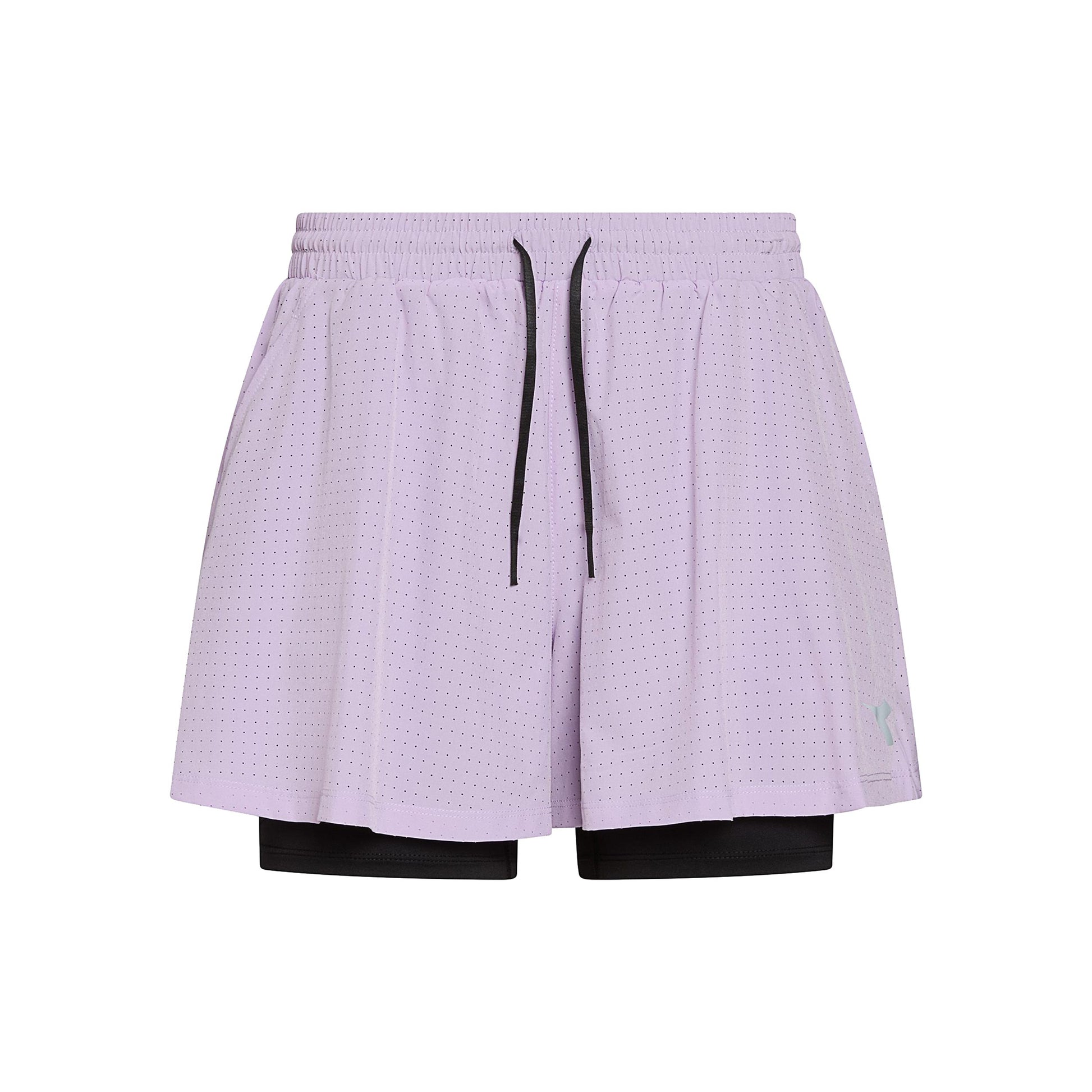 Diadora 2in1 Pantaloncini Donna - lilla