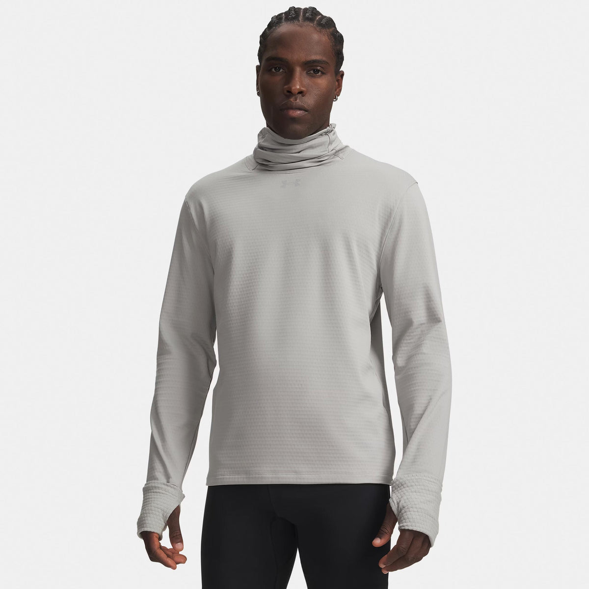 Under Armour Velociti ColdWeather Layer  Camicia da corsa Uomini - grigio