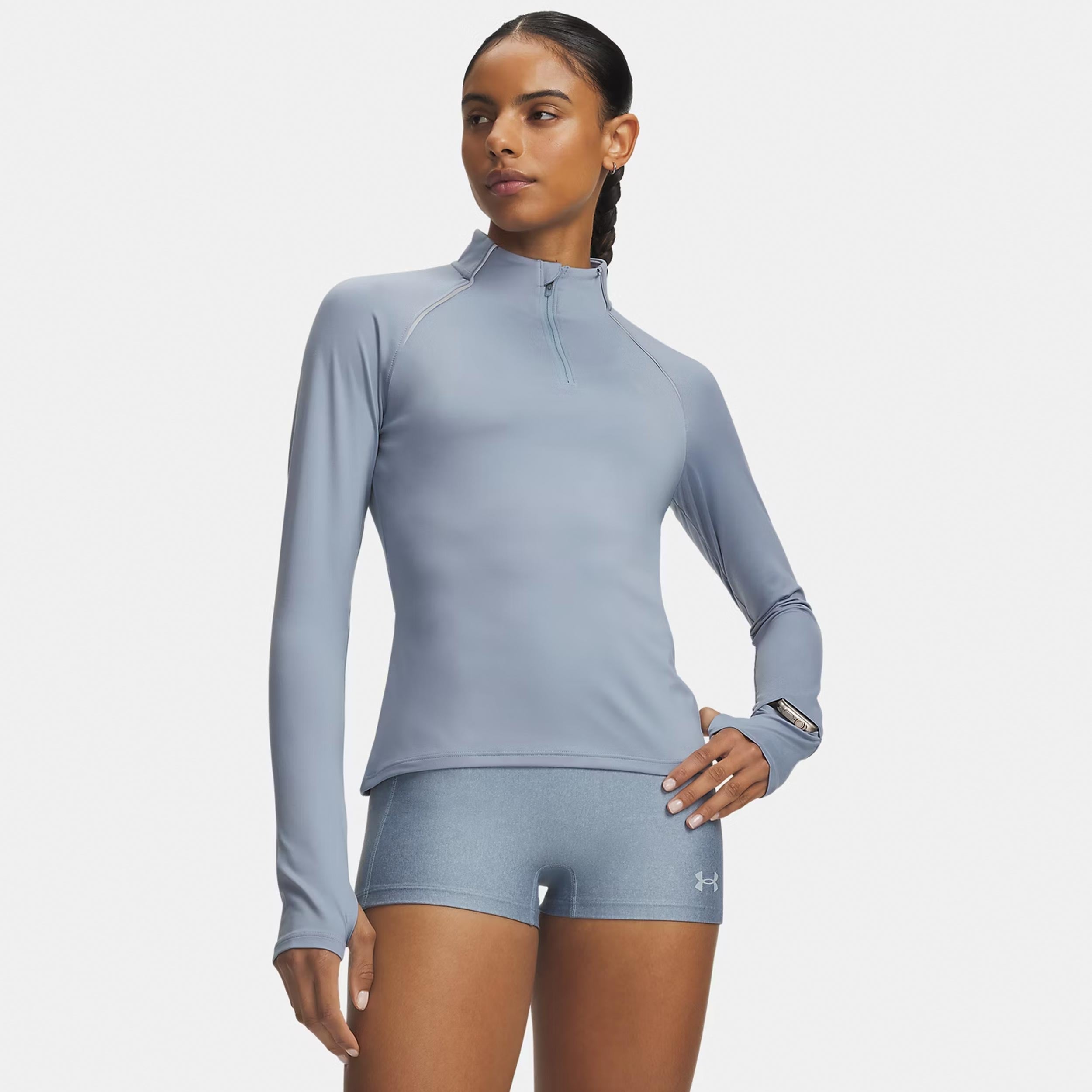 Under Armour Velociti Half Zip  Camicia da corsa Donna - blu