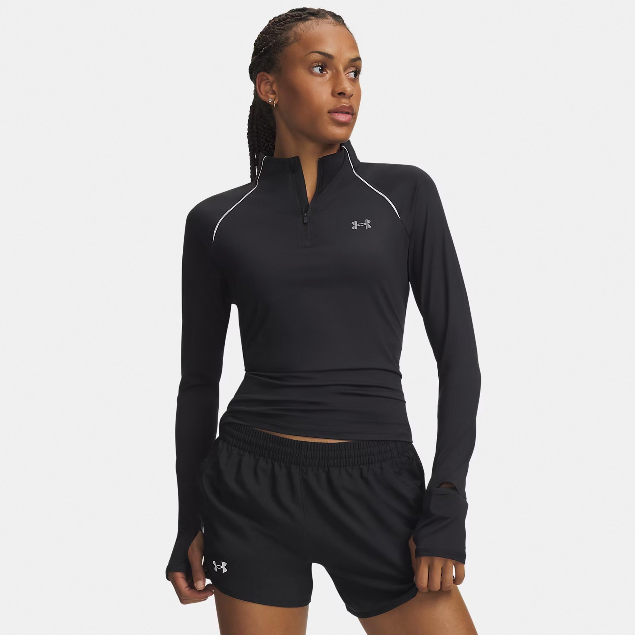 Under Armour Velociti Half Zip  Camicia da corsa Donna - nero