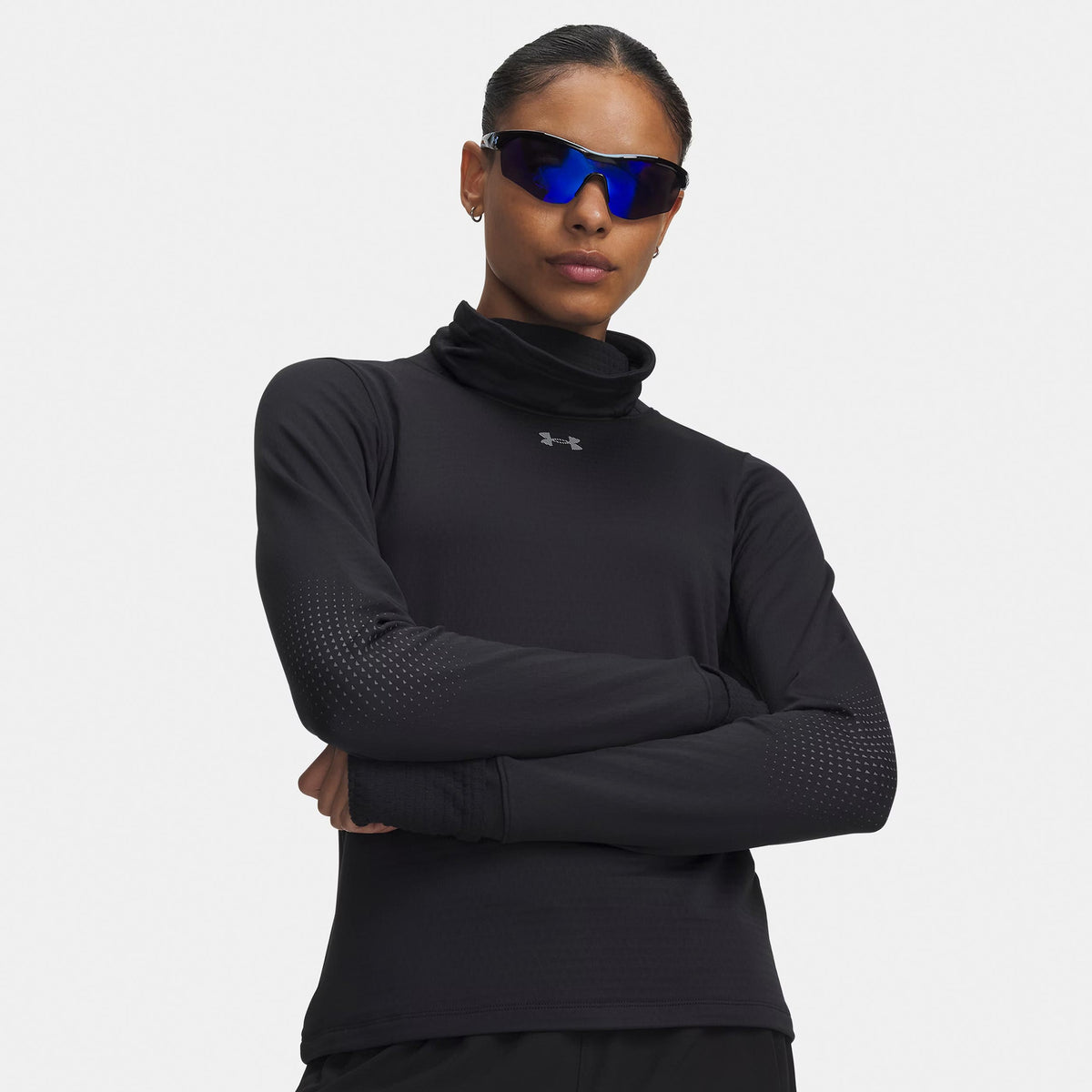 Under Armour Velociti ColdWeather Layer  Camicia da corsa Donna - nero