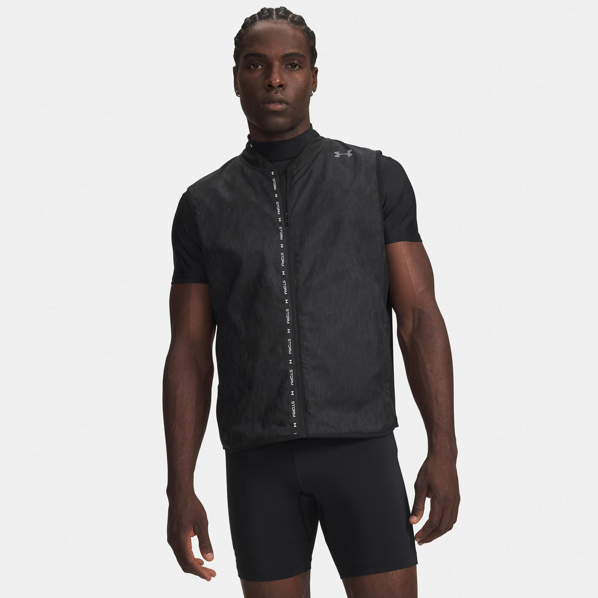 Under Armour Velociti ColdWeather Storm  Gilet da corsa Uomini - nero