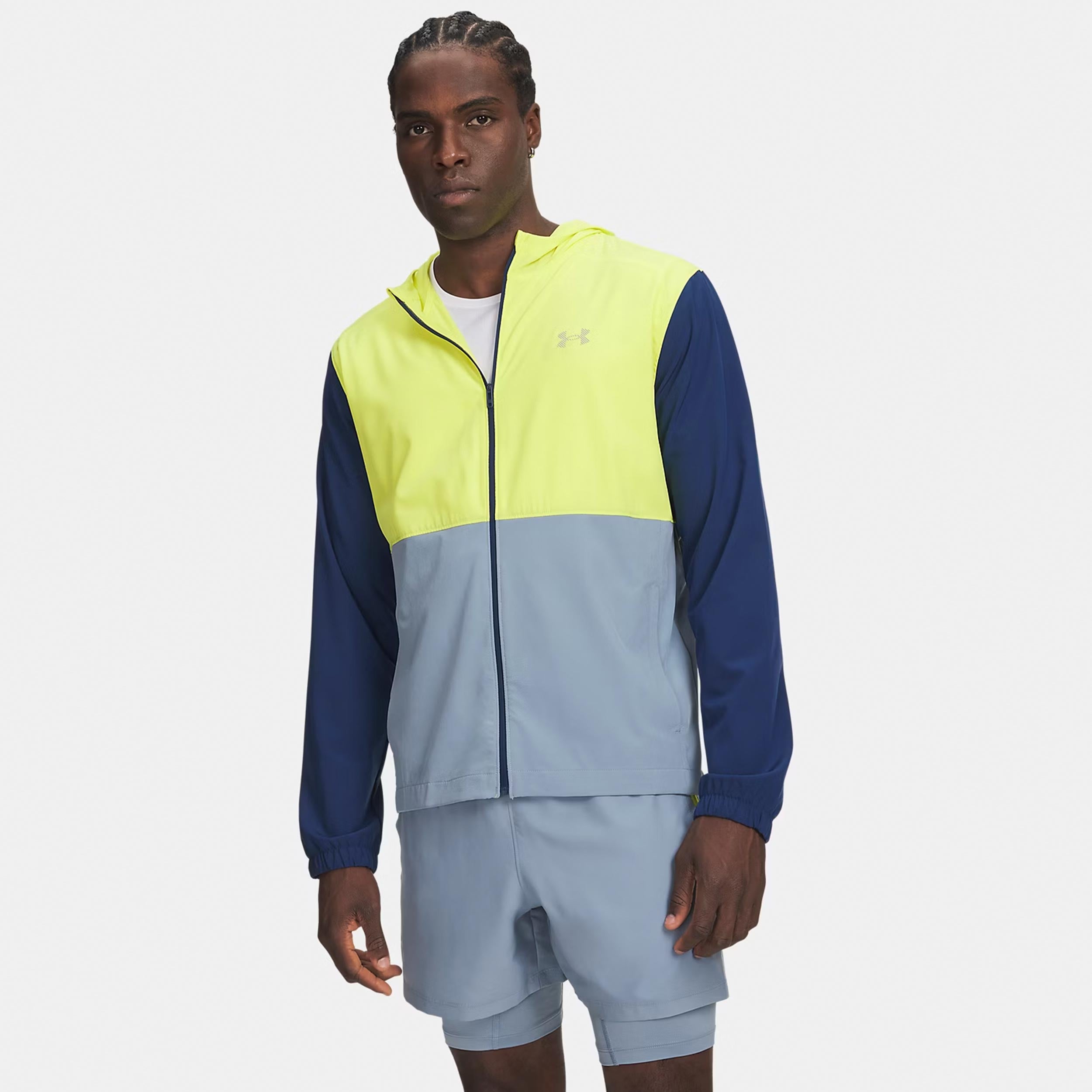 Under Armour Velociti Hooded  Giacca da corsa Uomini - blu, multicolore