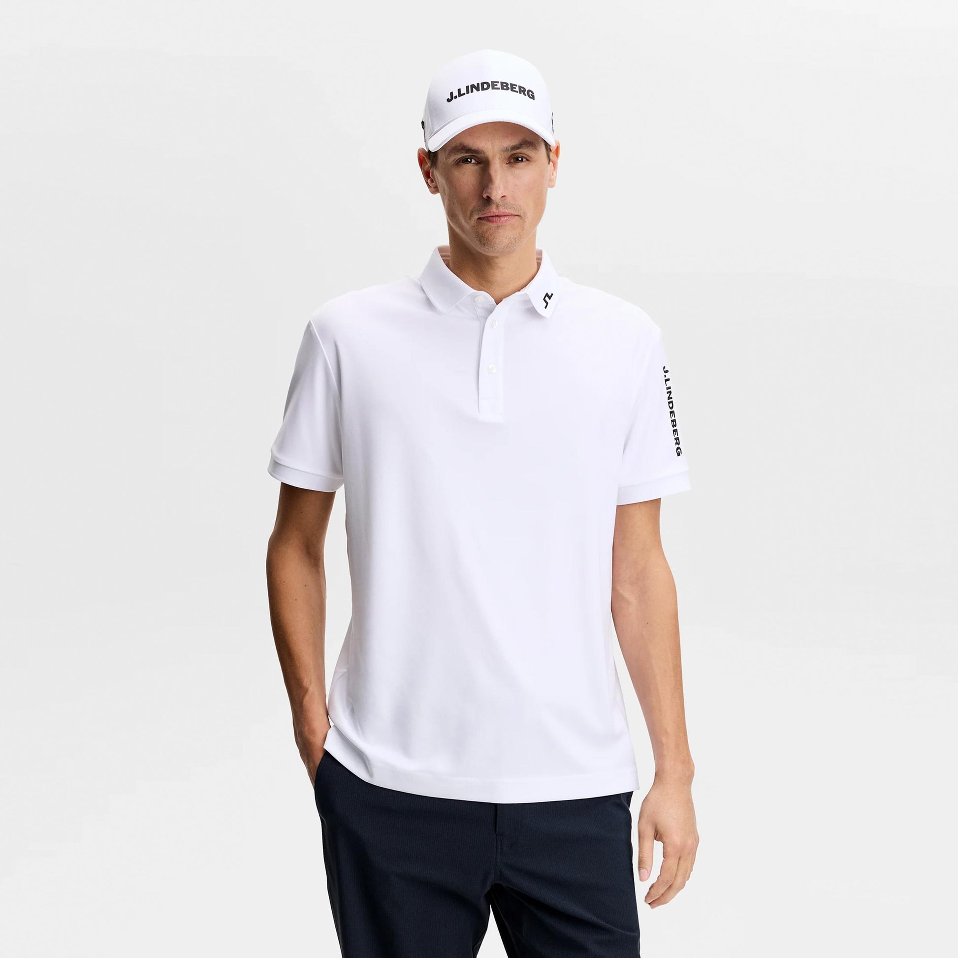 JLindeberg Tour Tech Polo Uomini - bianco