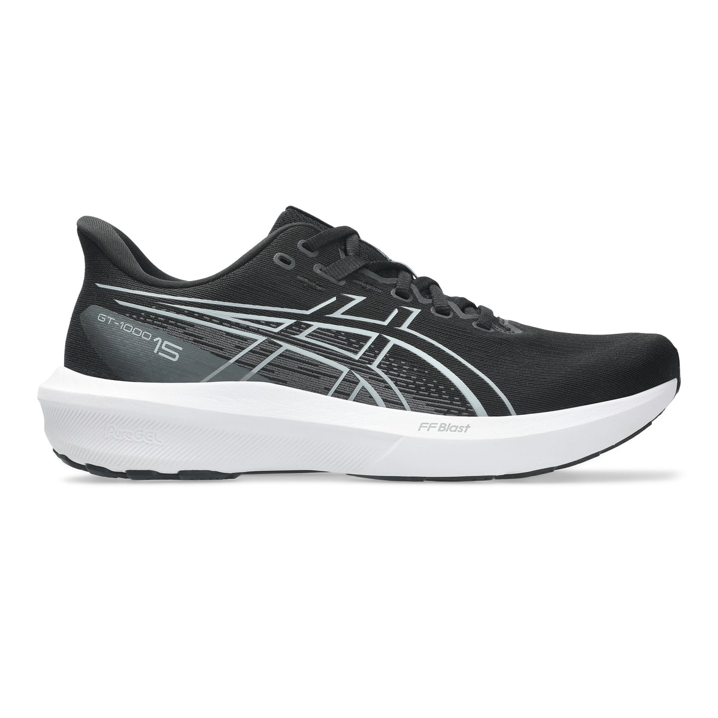 ASICS GT-1000 15 Scarpa stabile Uomini - nero, nero