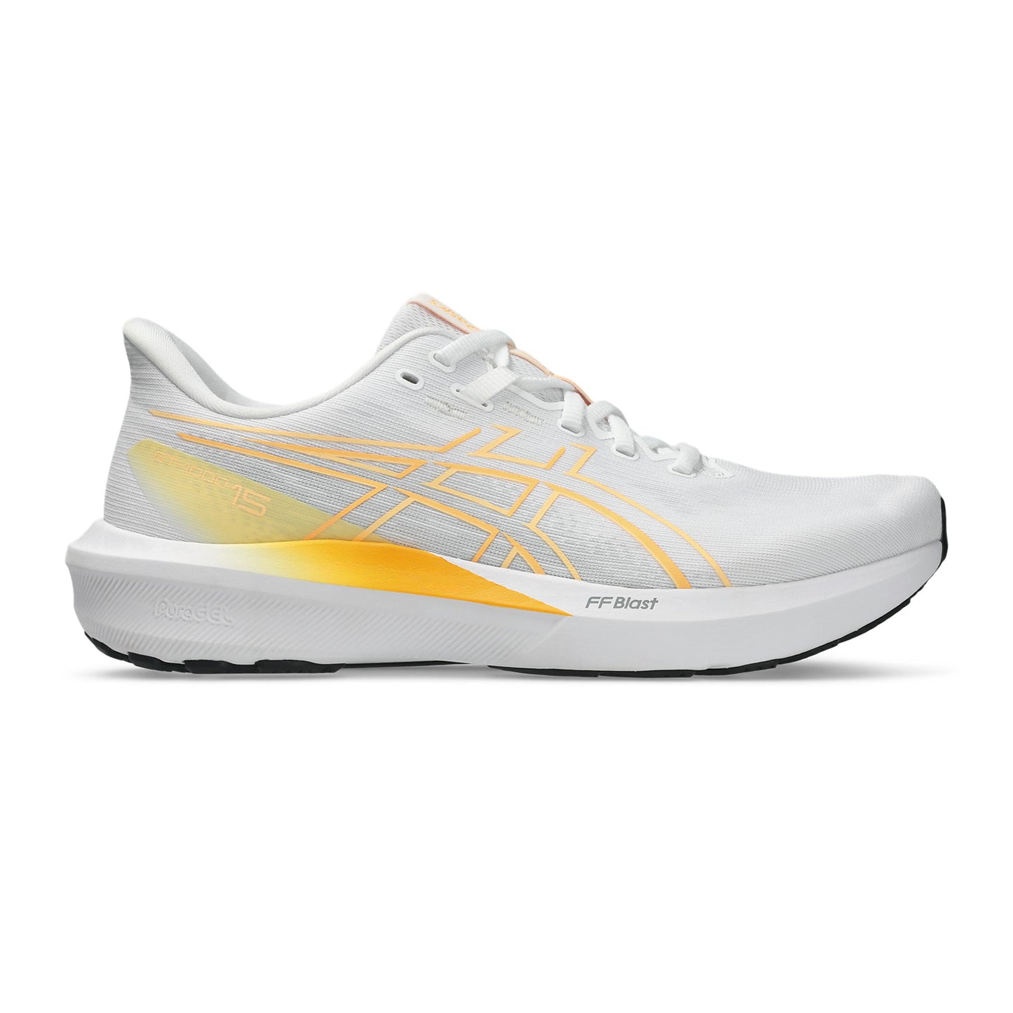 ASICS GT-1000 15 Scarpa stabile Uomini - bianco, arancione