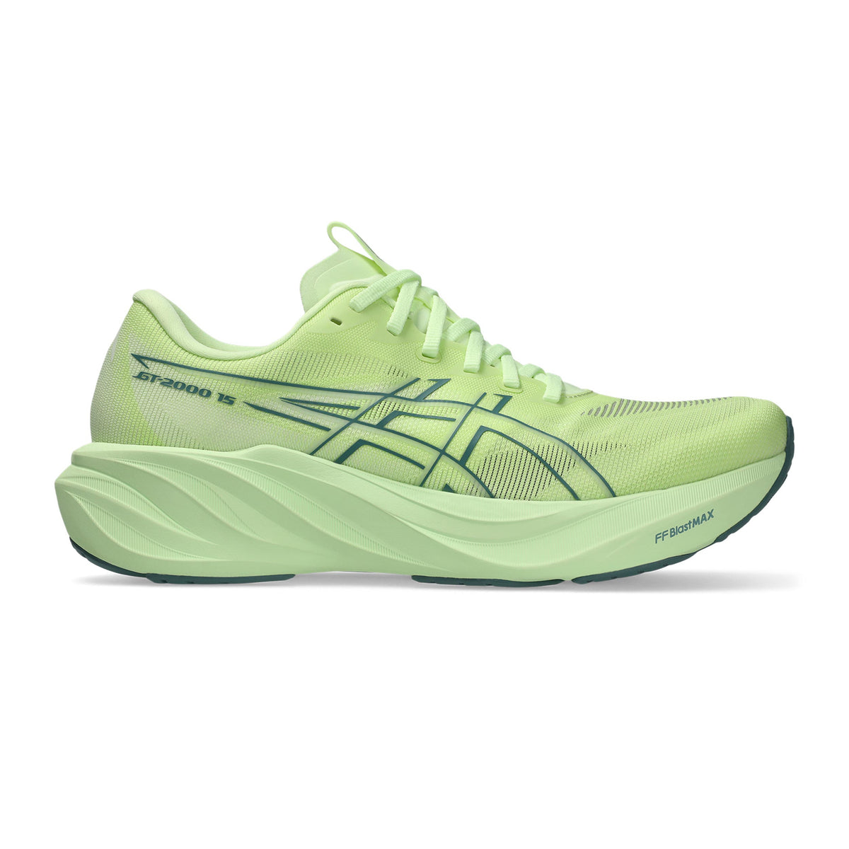 ASICS GT-2000 15 Scarpa stabile Uomini - giallo neon, turchese