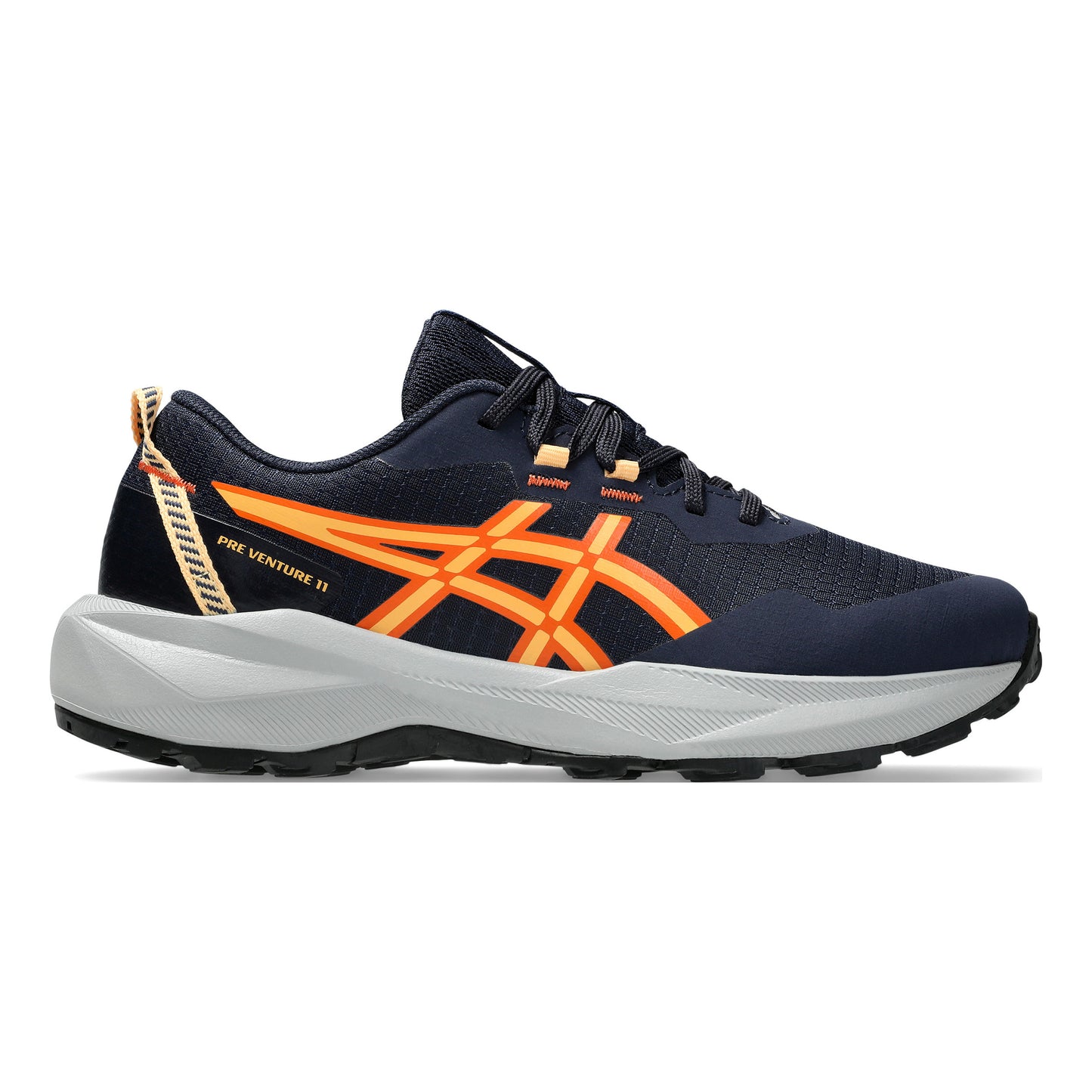 ASICS PRE VENTURE 11 GS Scarpa da trail Bambini - blu scuro, arancione