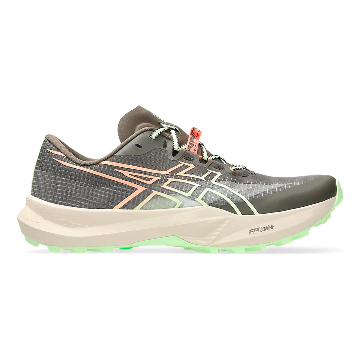 ASICS Fuji Lite 7 Scarpa da trail Unisex - marrone, giallo