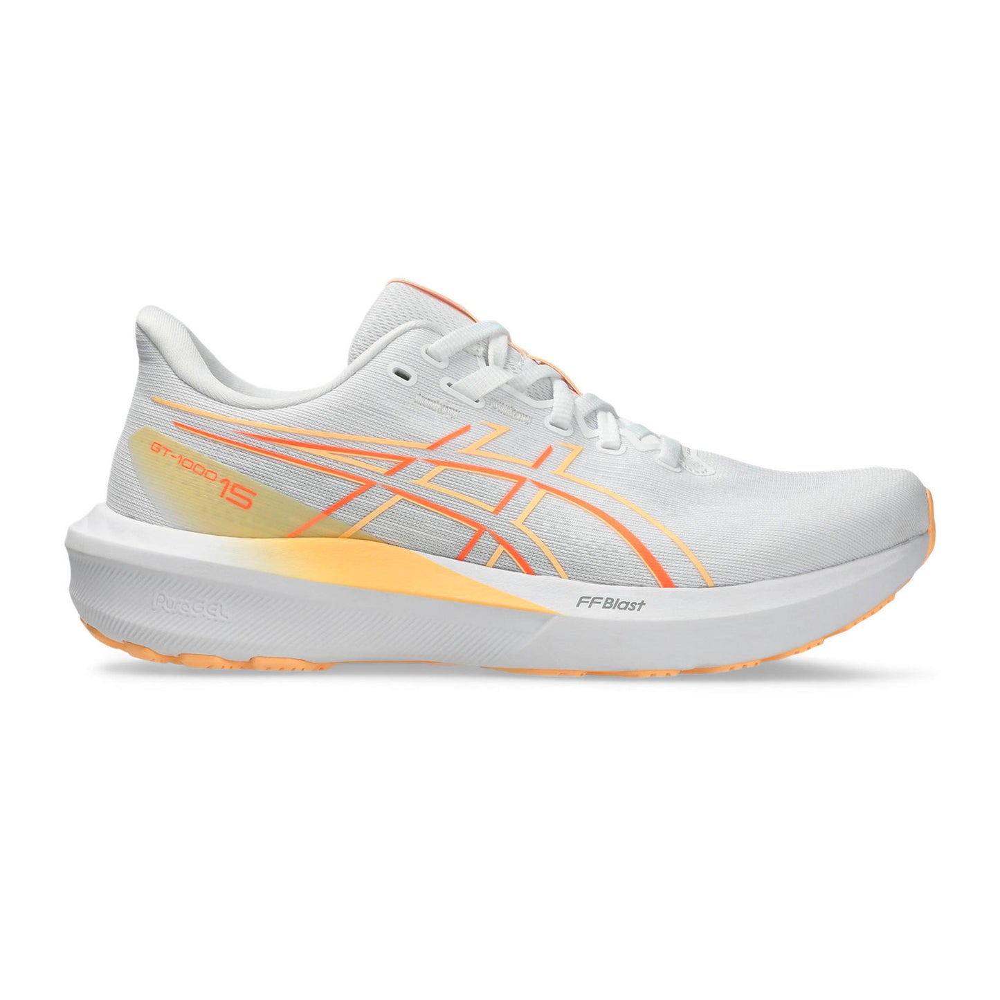 ASICS GT-1000 15 Scarpa stabile Donna - bianco, arancione