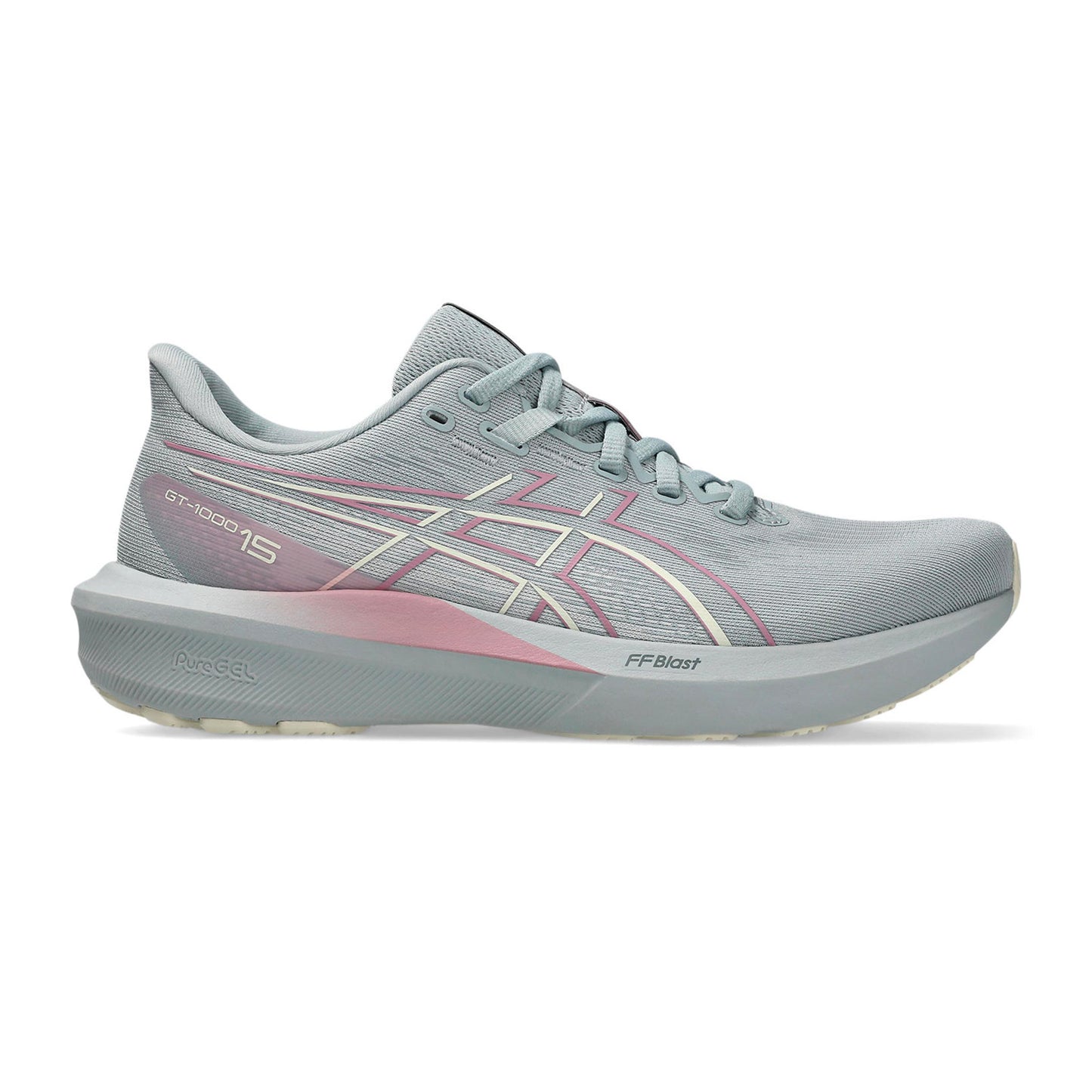 ASICS GT-1000 15 Scarpa stabile Donna - grigio-blu, crema