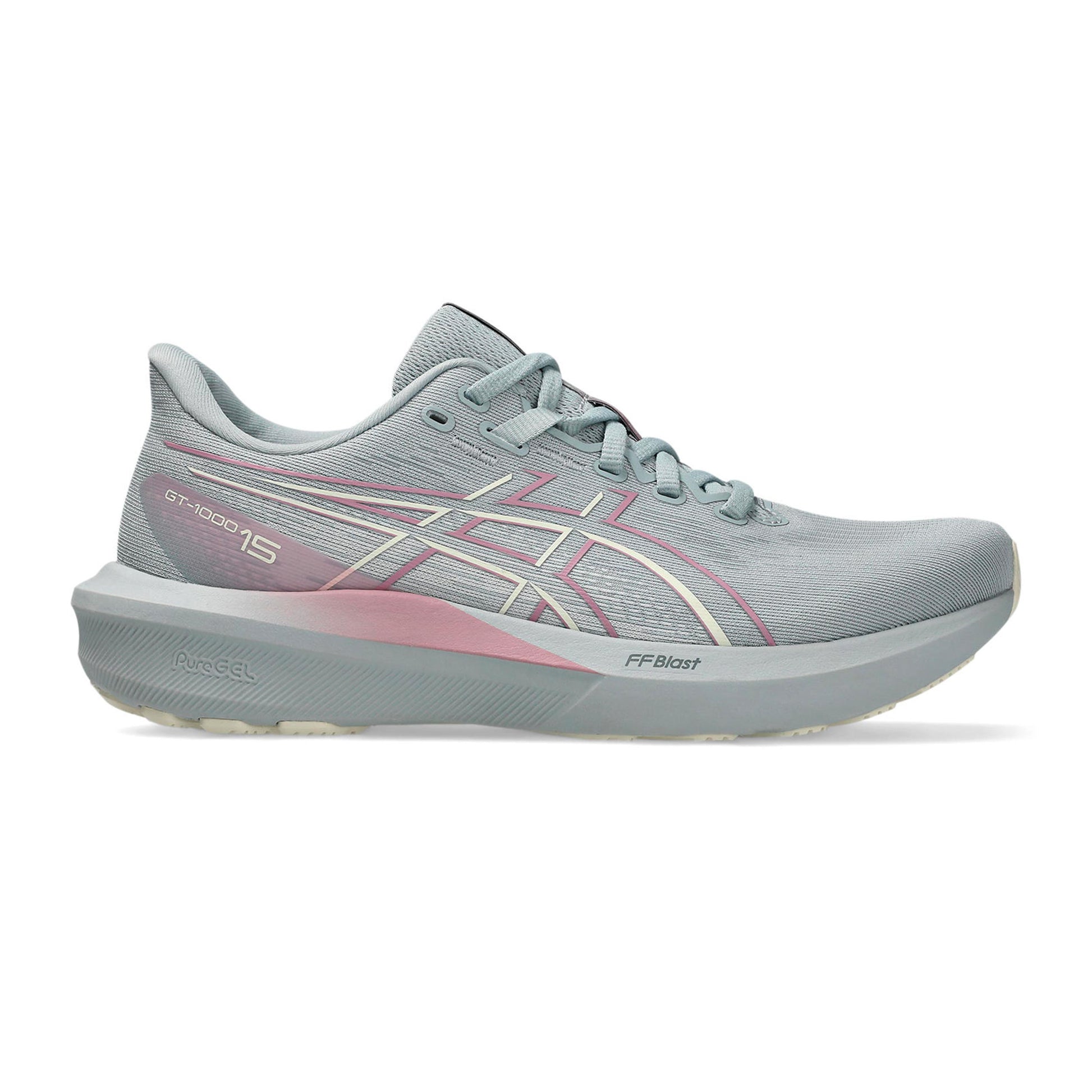 ASICS GT-1000 15 Scarpa stabile Donna - grigio-blu, crema