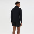 Edmond 1/4 Zip Manica lunga Uomini - nero