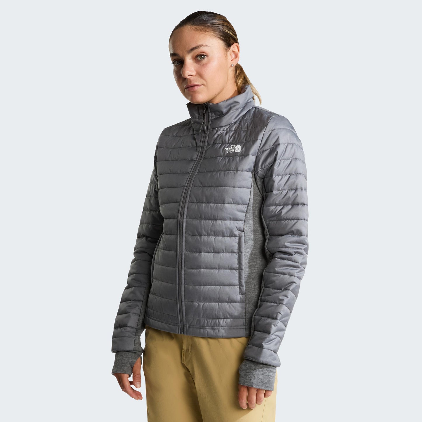 The North Face Canyonlands Hybrid Giacca da corsa Donna - grigio