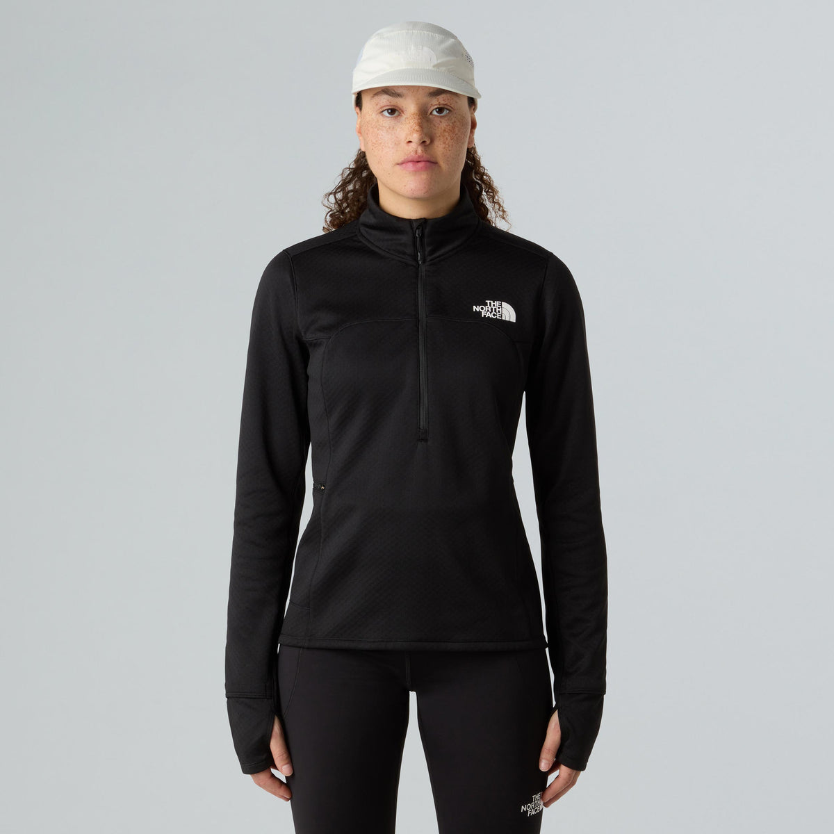The North Face Winter Warm Pro 1/4 Zip Camicia da corsa Donna - nero