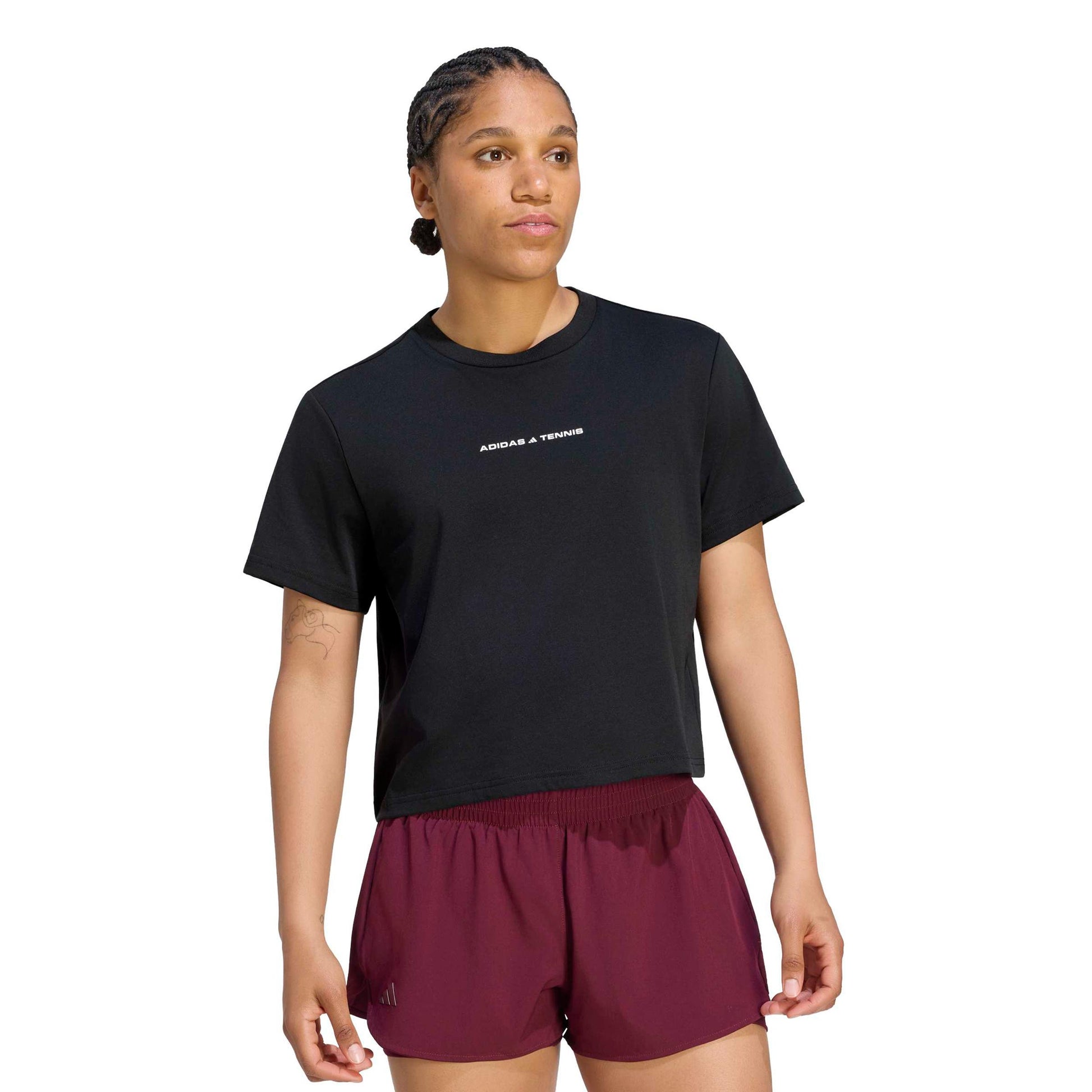 adidas Graphic Maglietta Donna - nero, bianco