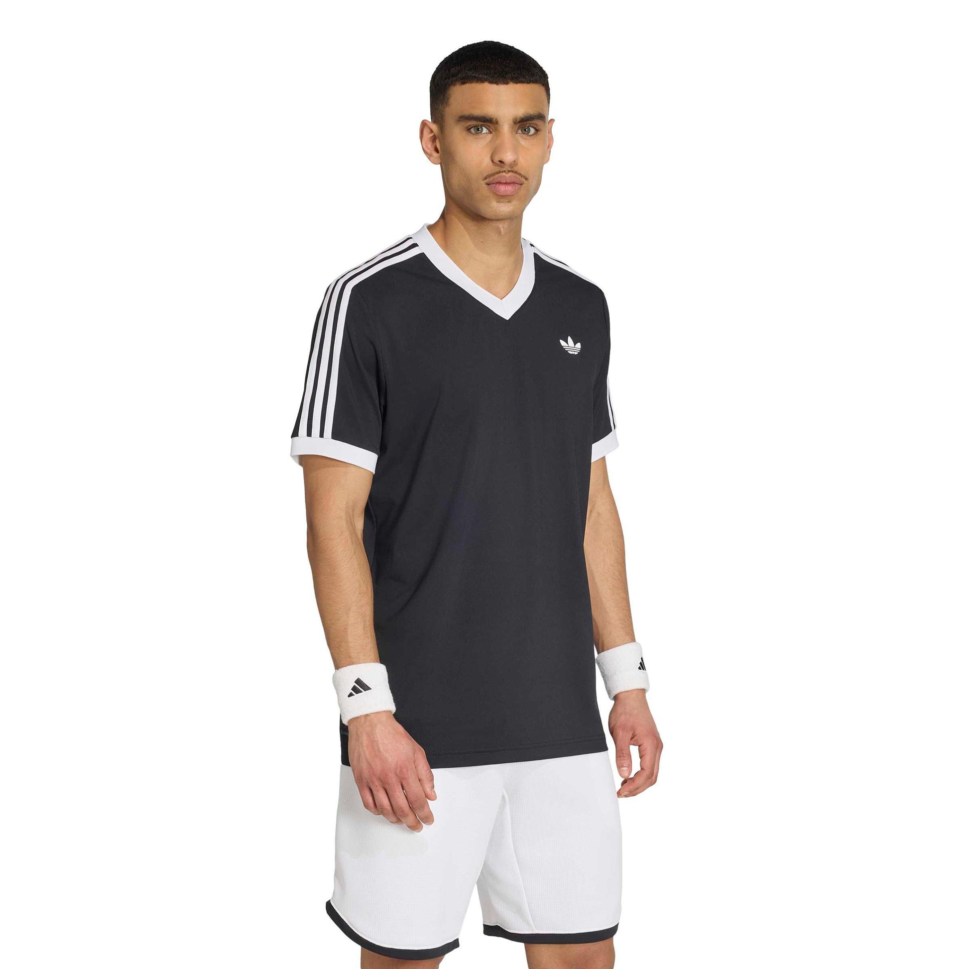 adidas Classics Maglietta Uomini - nero, bianco