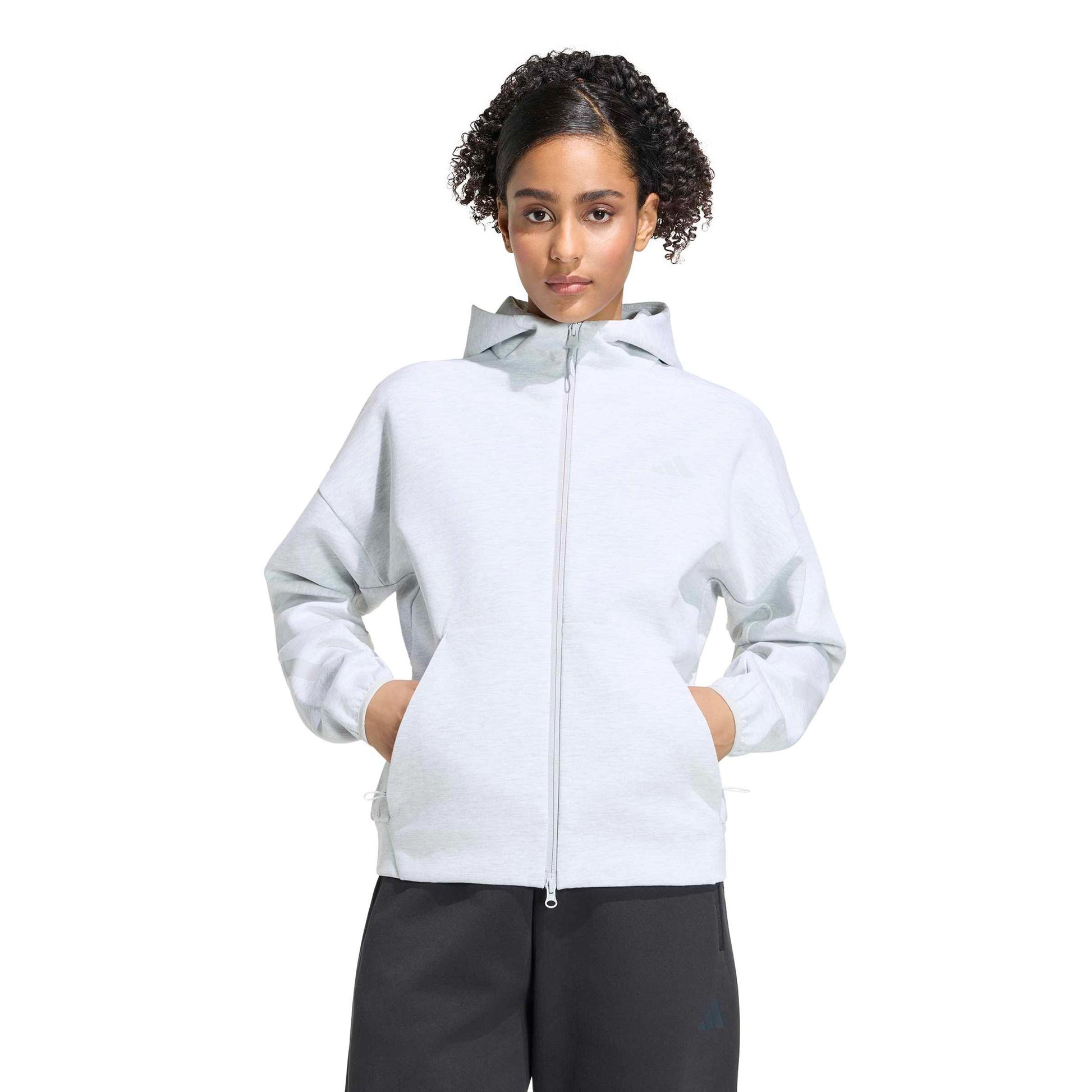 adidas Z.N.E. Felpa Donna - grigio chiaro