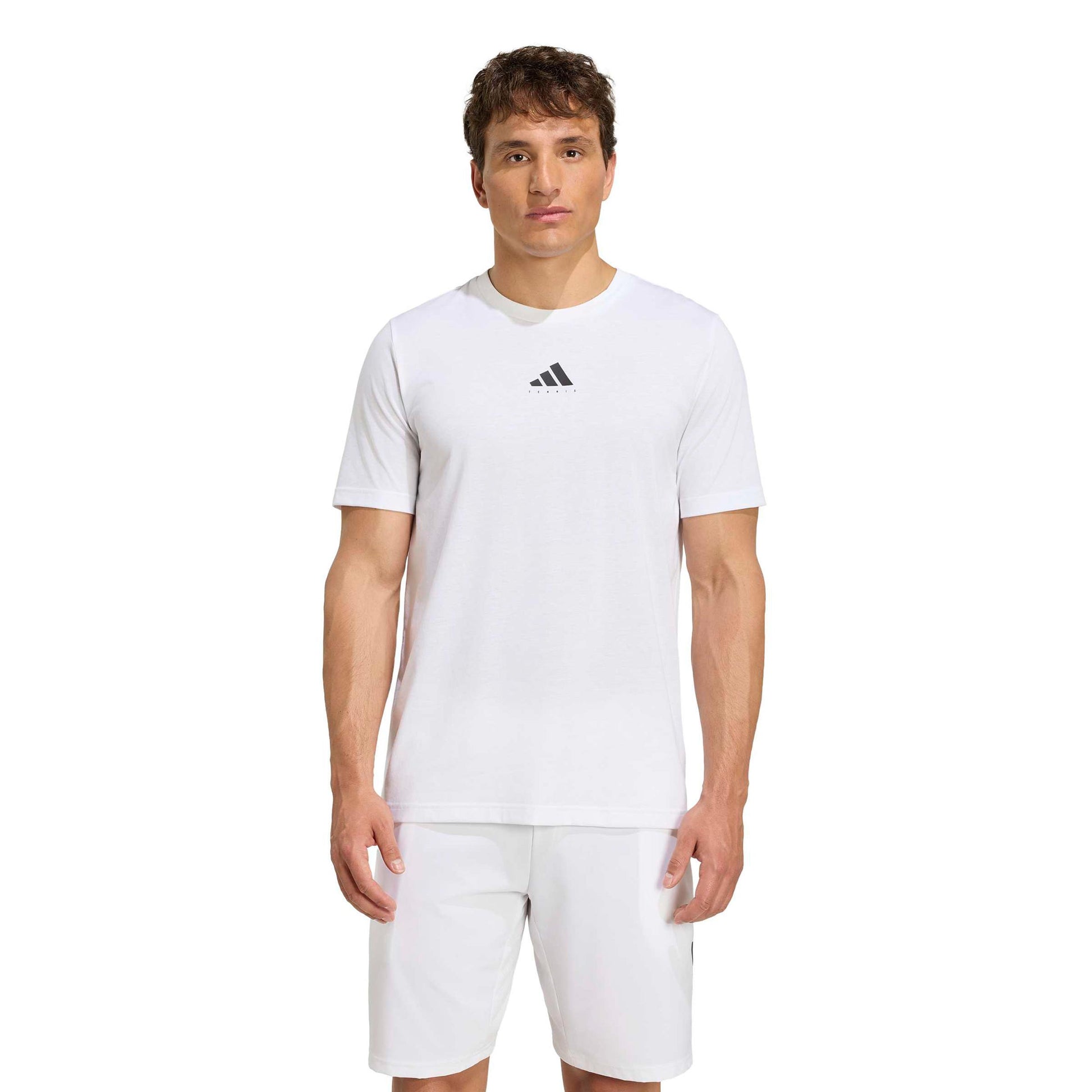 adidas Maglietta Uomini - bianco, multicolore