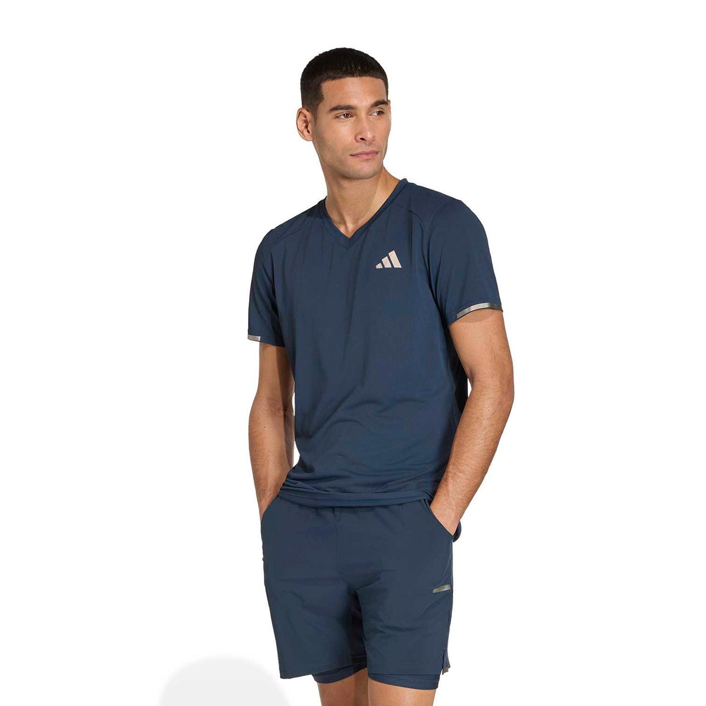 adidas Freelift Pro Maglietta Uomini - grigio-blu, argento