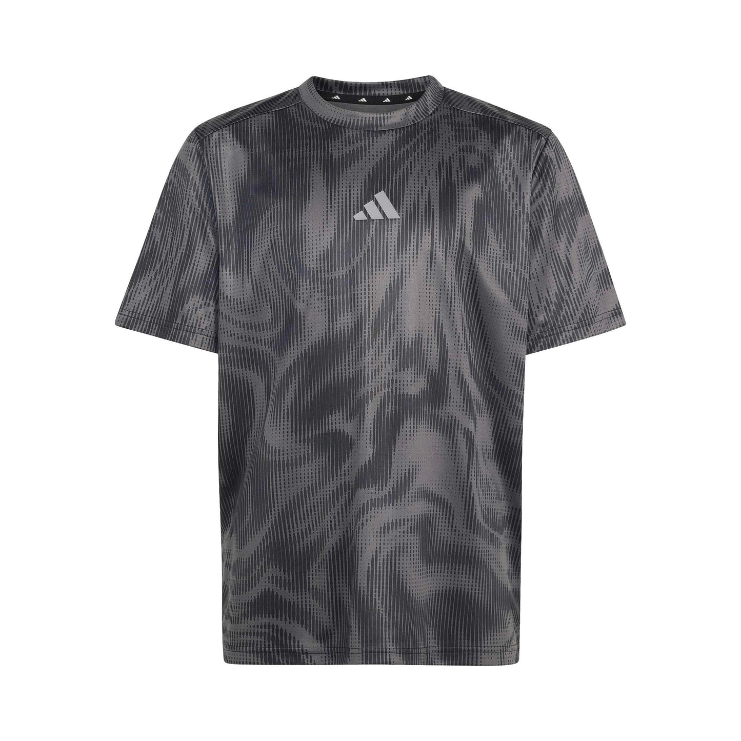 adidas Allover Graphik Maglietta Bambini - grigio scuro, nero