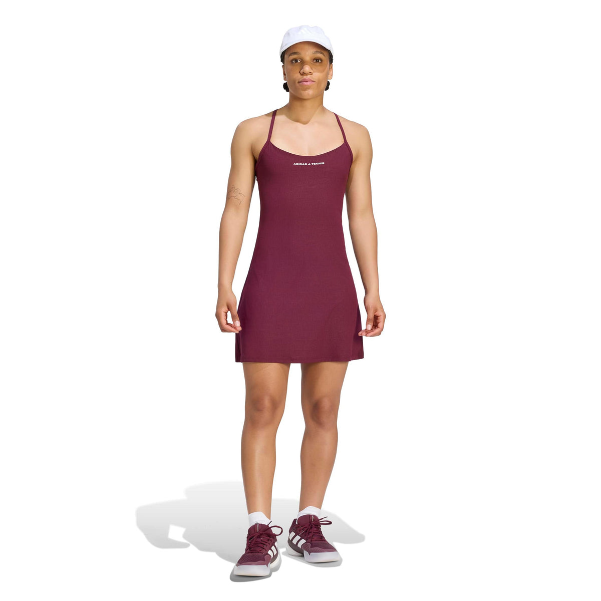 adidas Abito Donna - vino rosso