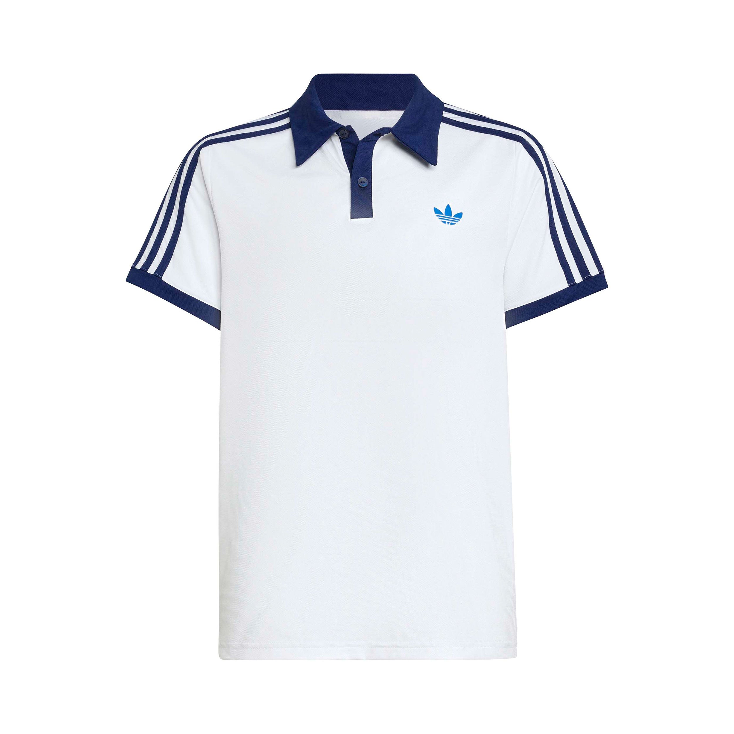 adidas Classics Polo Bambini - bianco, blu scuro