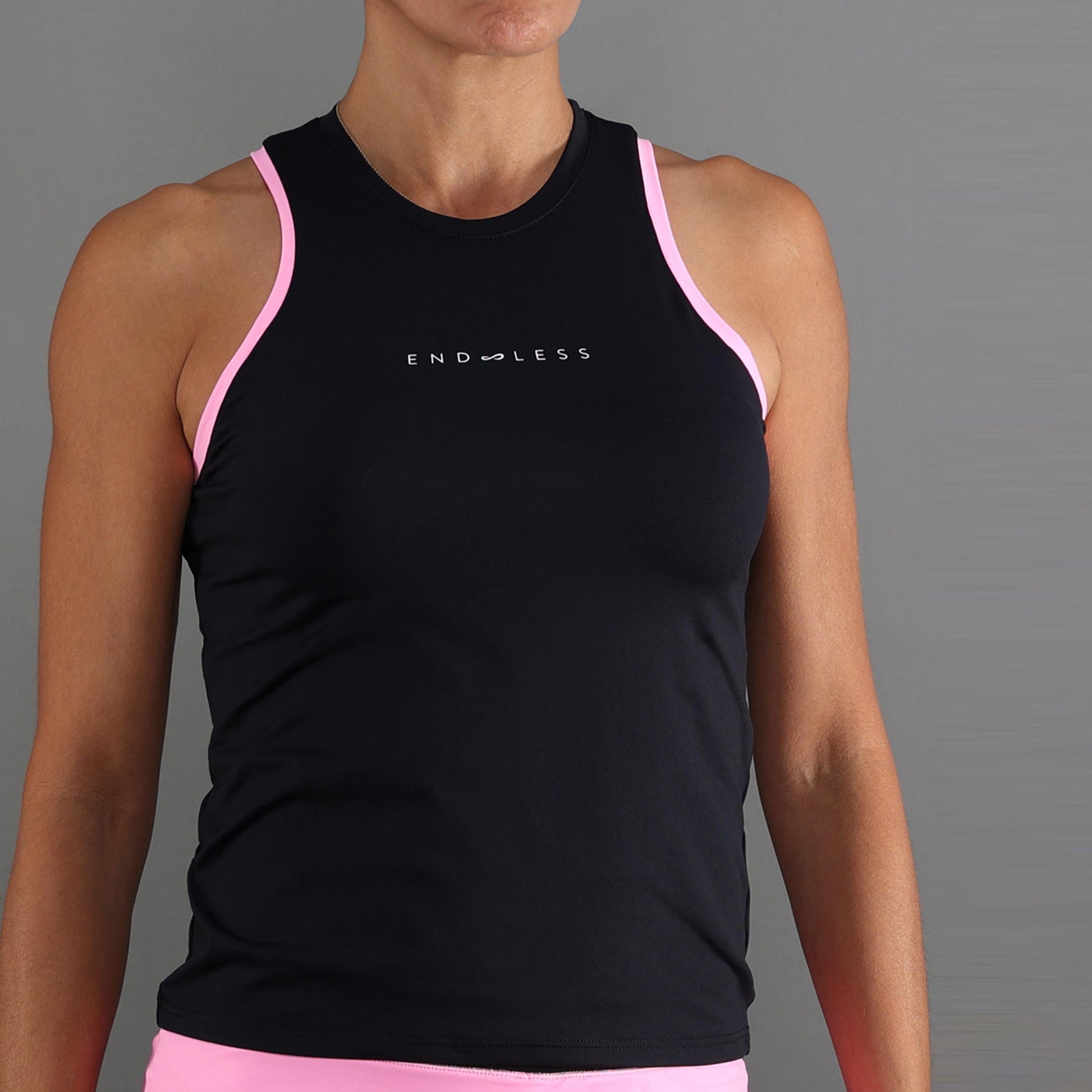 Endless ESSENTIAL Canottiera Donna - nero, rosa