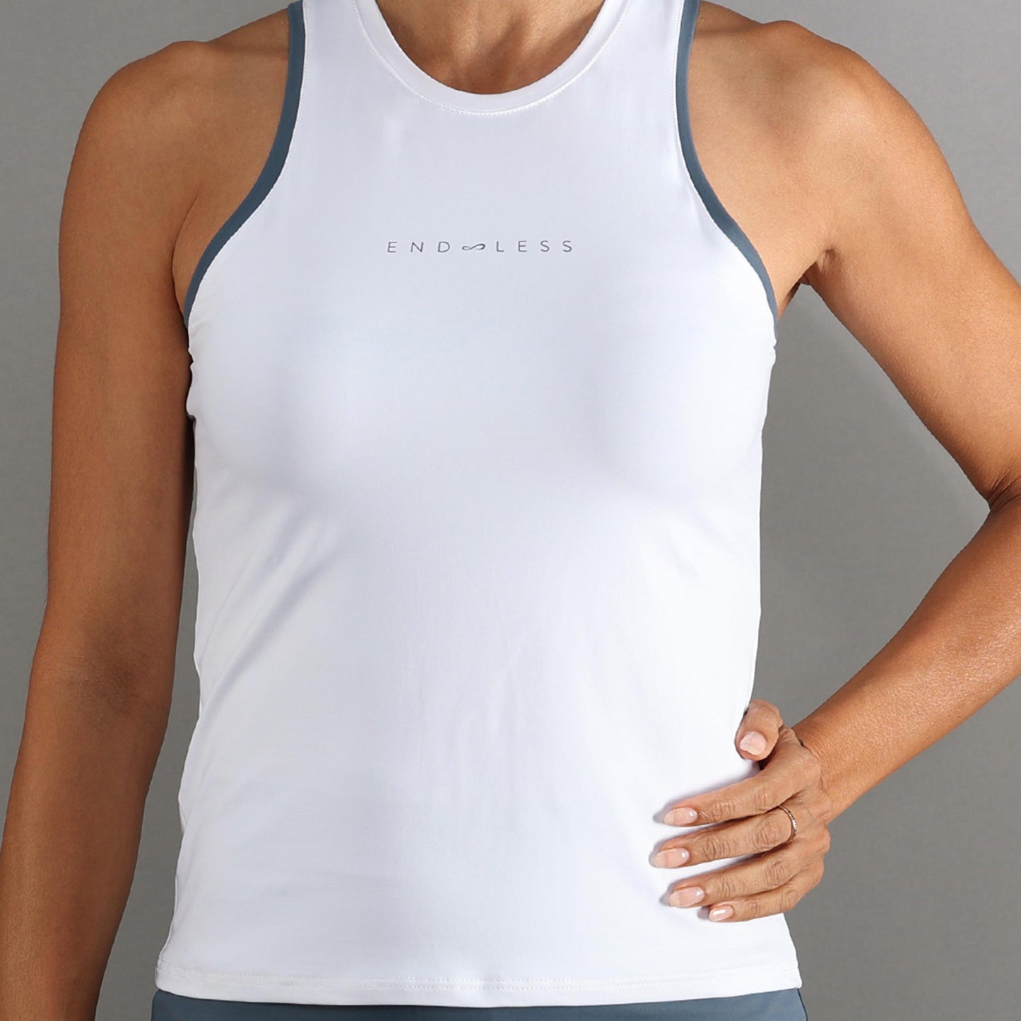 Endless ESSENTIAL Canottiera Donna - bianco, blu