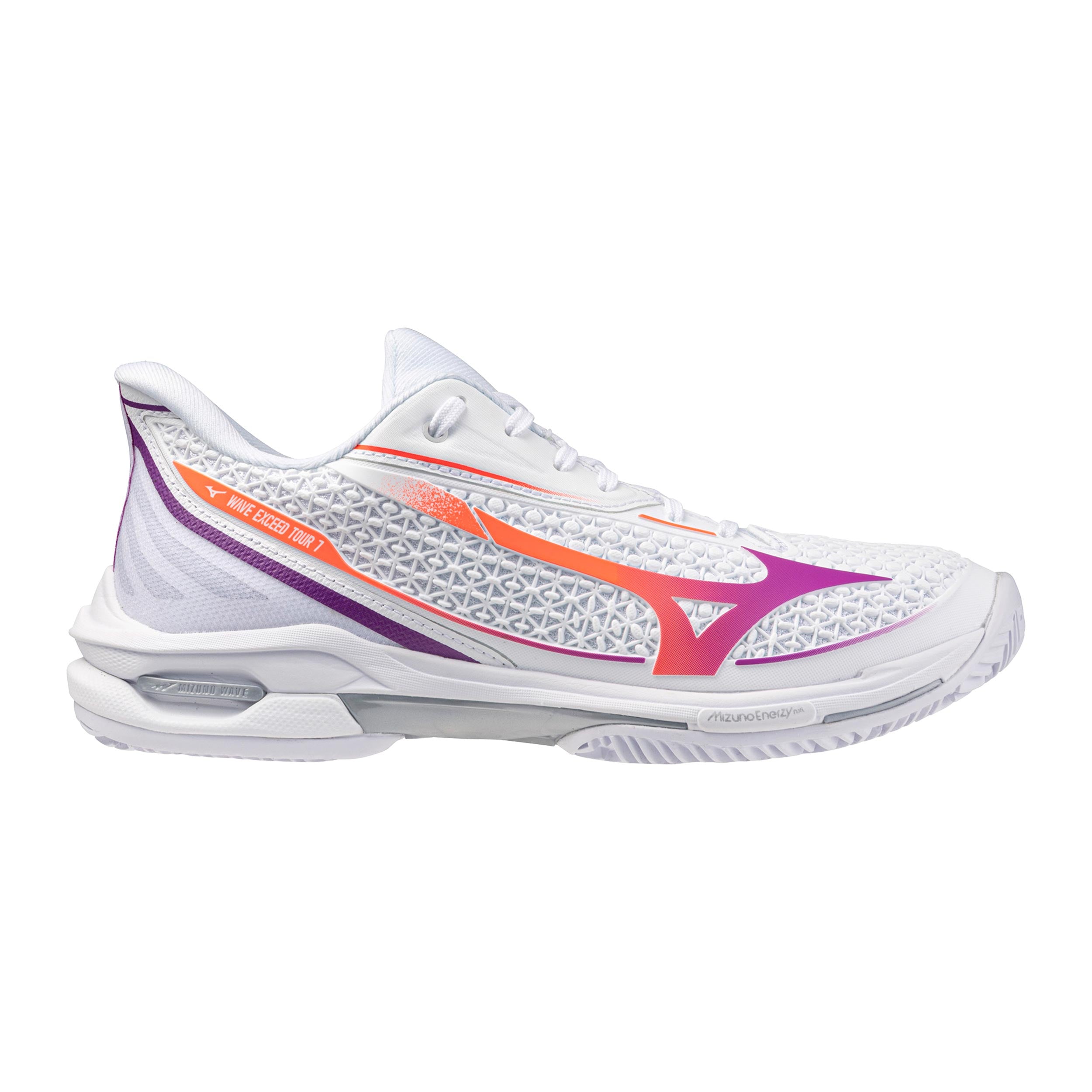 Mizuno Wave Exceed Tour 7 Scarpa per terra rossa Donna - bianco, lilla