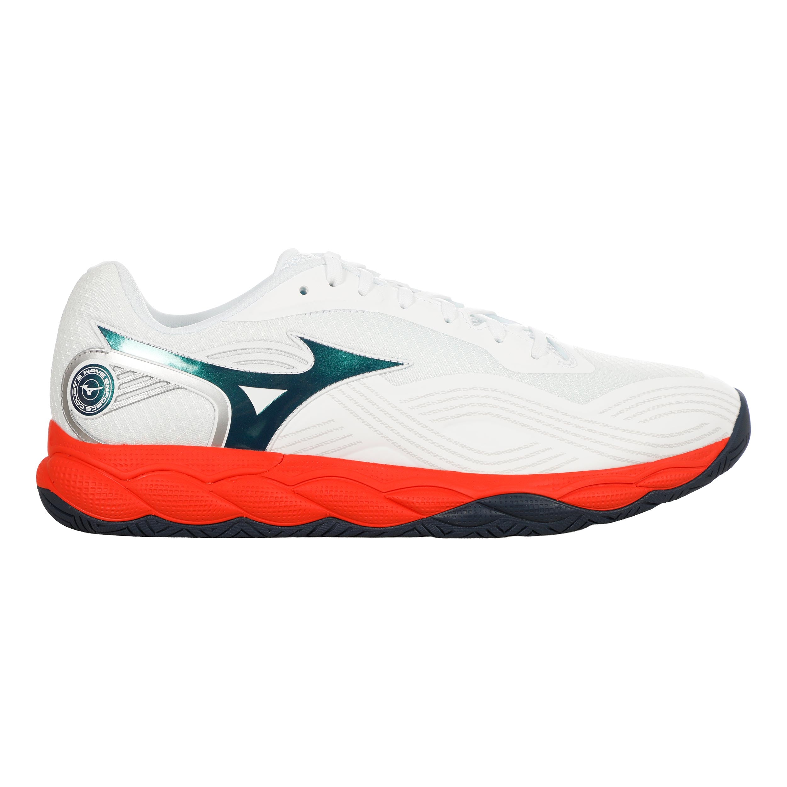 Mizuno Wave Enforce Court 2 Scarpa per tutte le superfici Uomini - bianco, blu