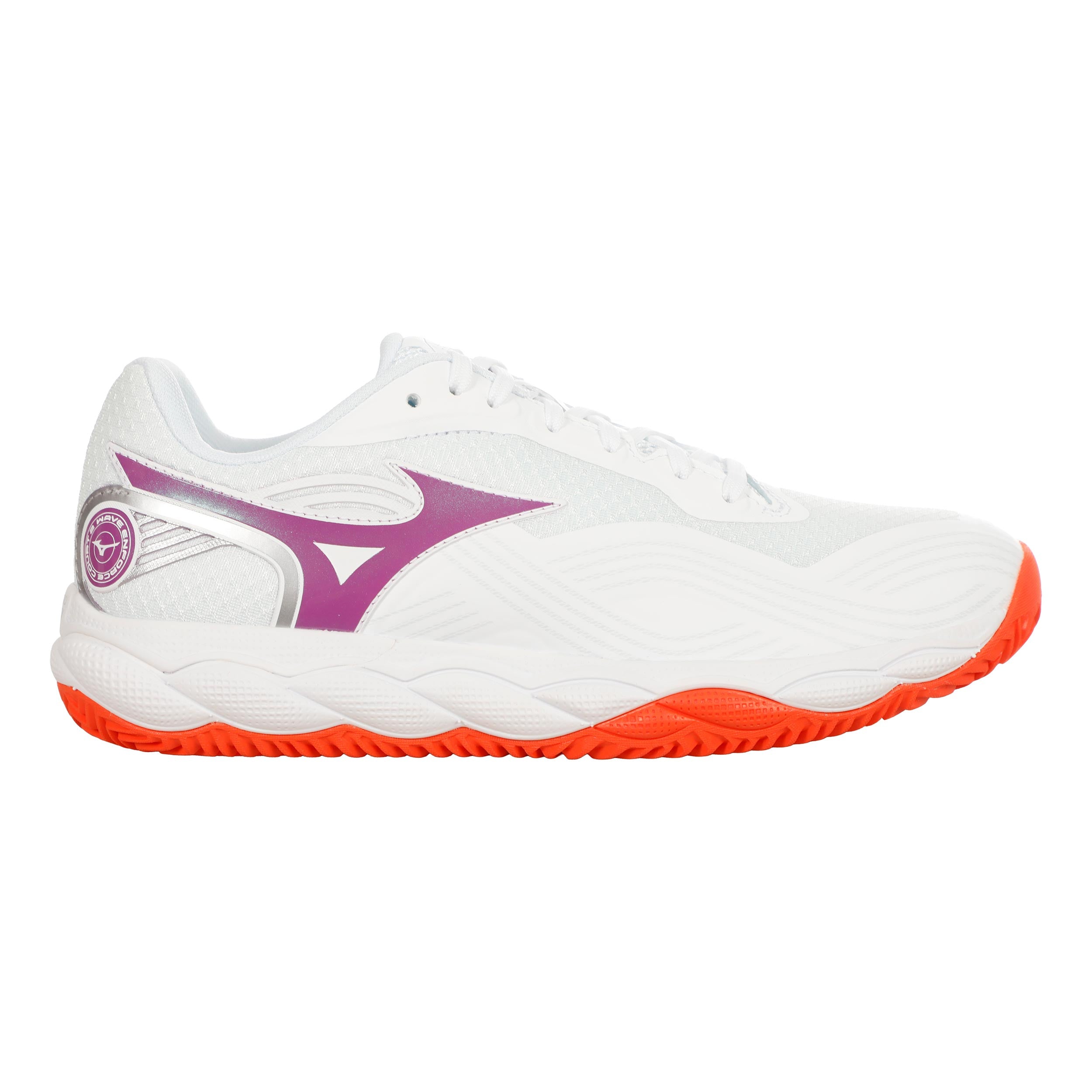 Mizuno Wave Enforce Court 2 Scarpa per terra rossa Donna - bianco, lilla
