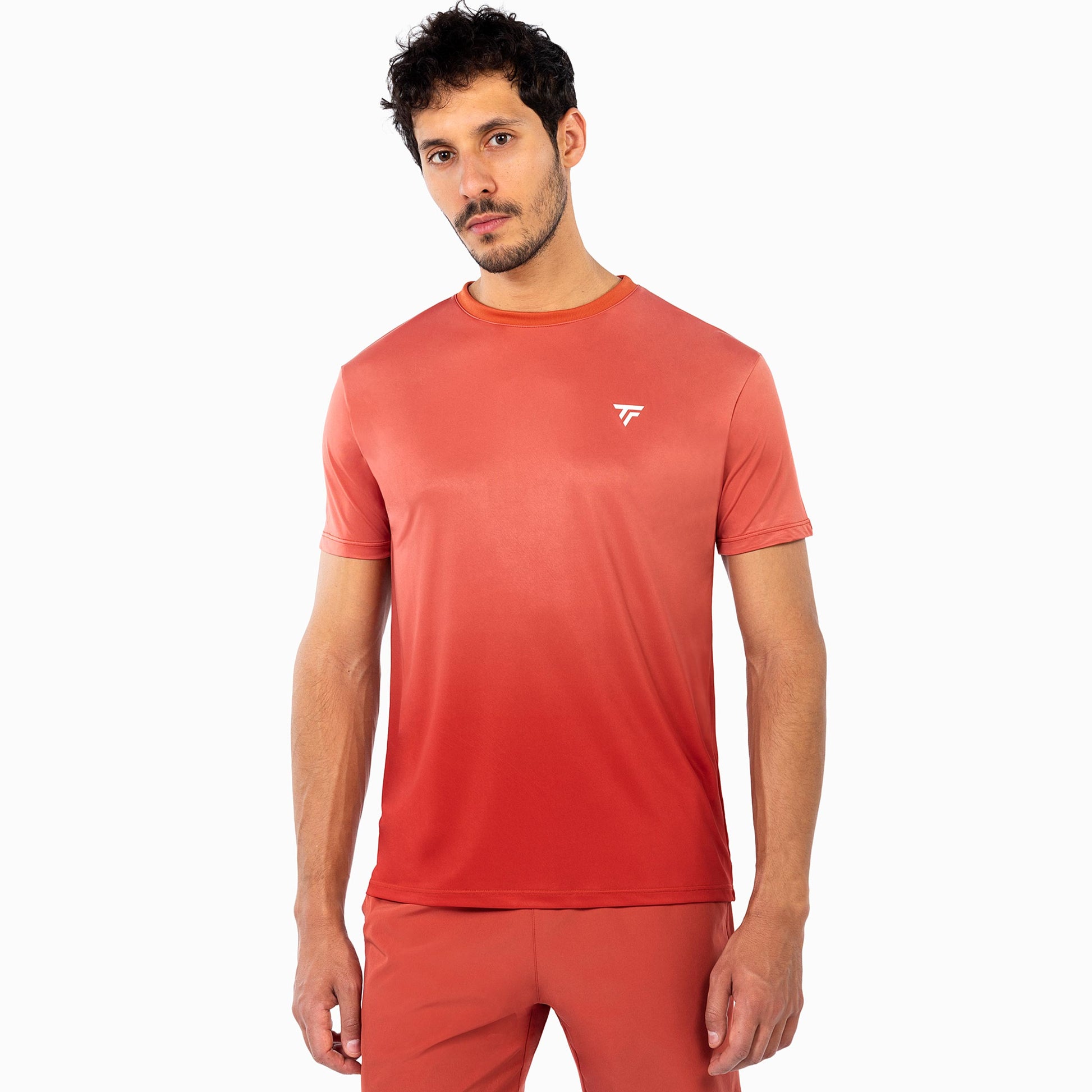 Tecnifibre X-Loop Maglietta Uomini - rosso aranciato