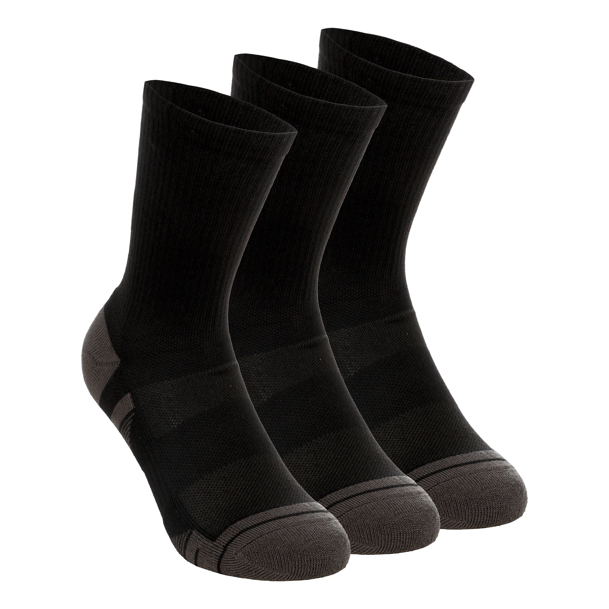 Under Armour Performance Tech Crew Calzini sportivi Confezione da 3 Unisex - nero, grigio scuro