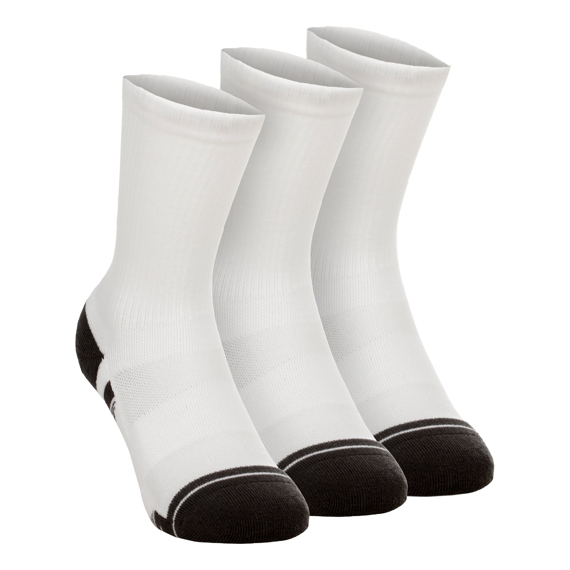 Under Armour Performance Tech Crew Calzini sportivi Confezione da 3 Unisex - bianco, grigio scuro