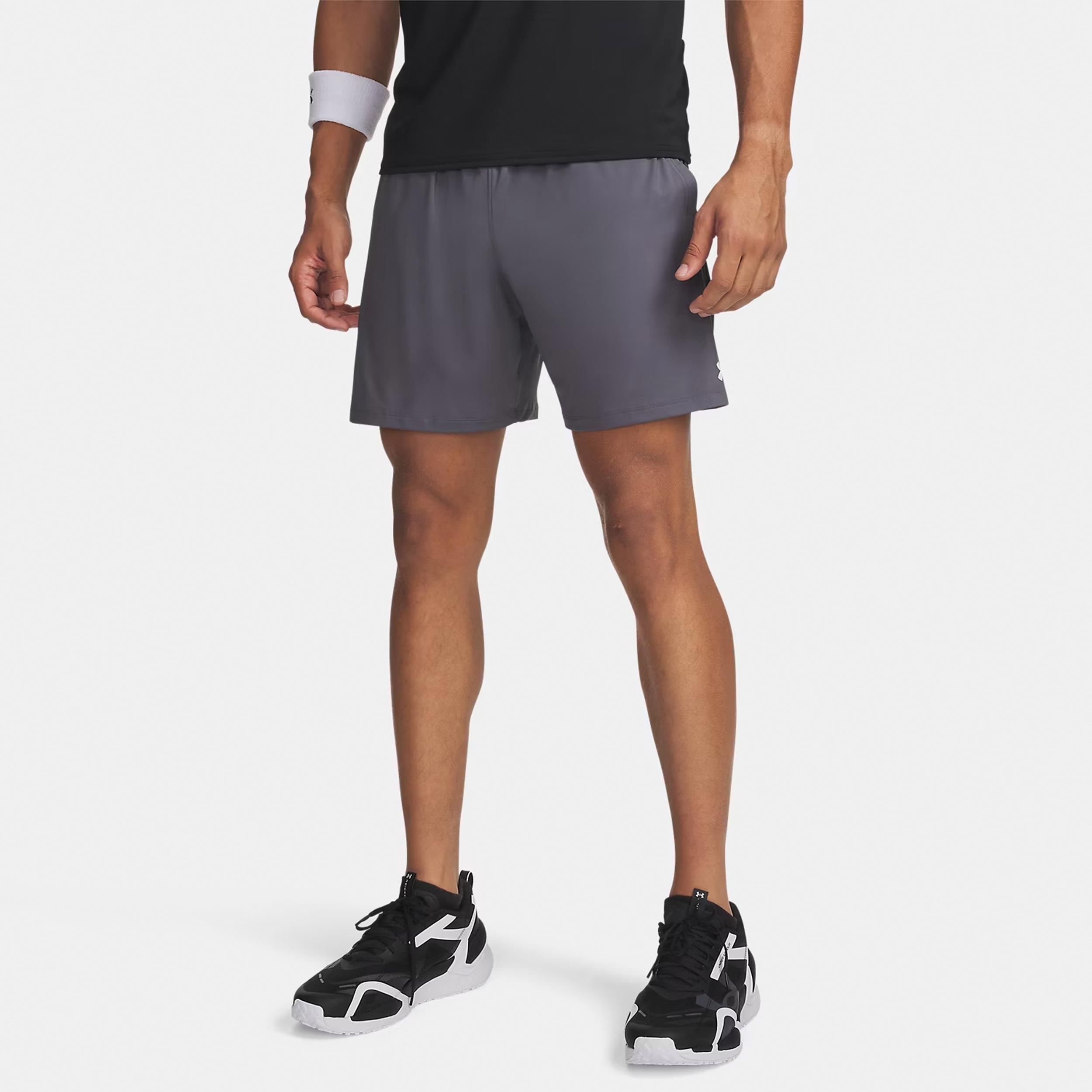 Under Armour Tech Vent 7in   Pantaloncini Uomini - grigio, bianco