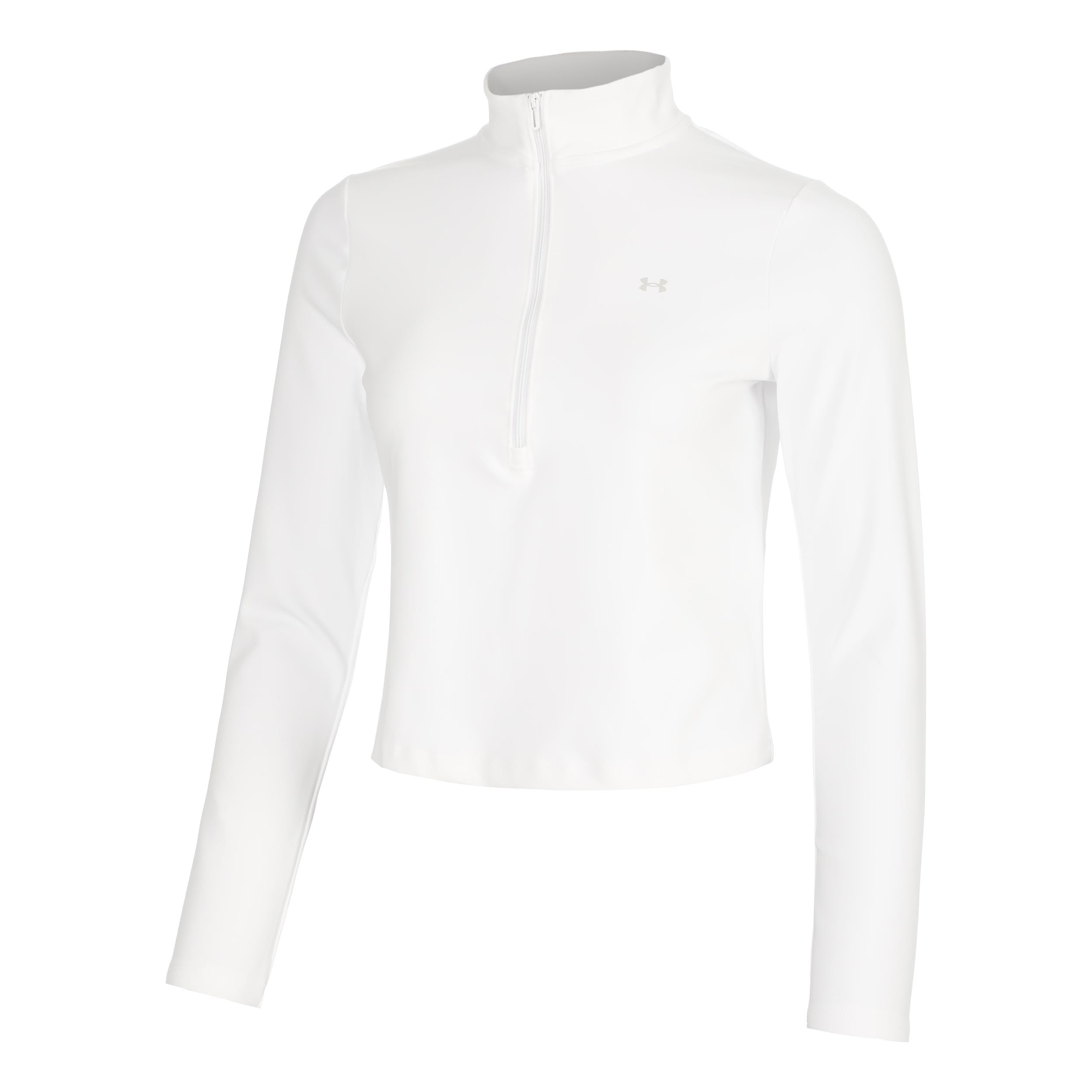 Under Armour Motion 1/2 Zip Manica lunga Donna - bianco, grigio chiaro