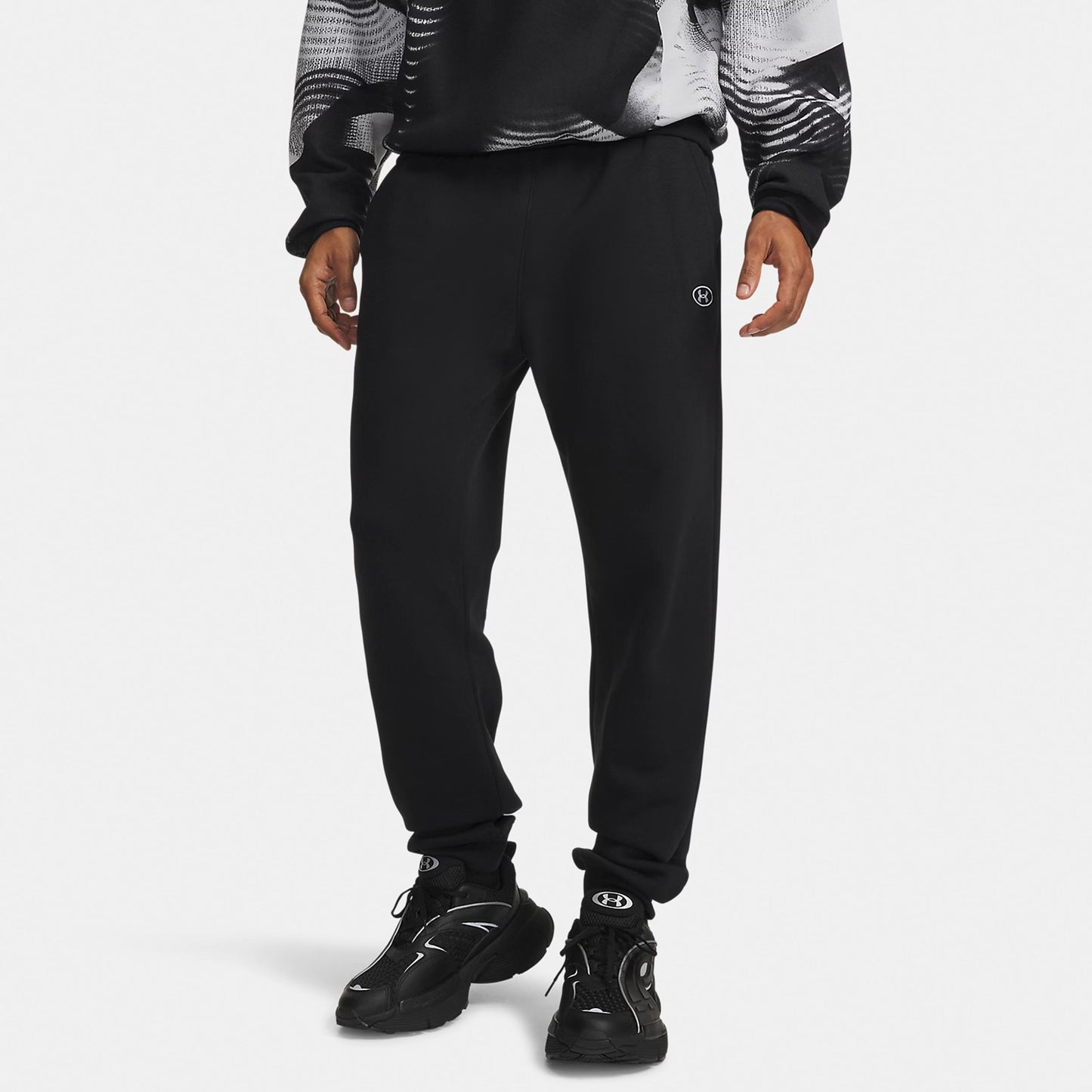 Under Armour Rival Fleece Pantalone da allenamento Uomini - nero, bianco