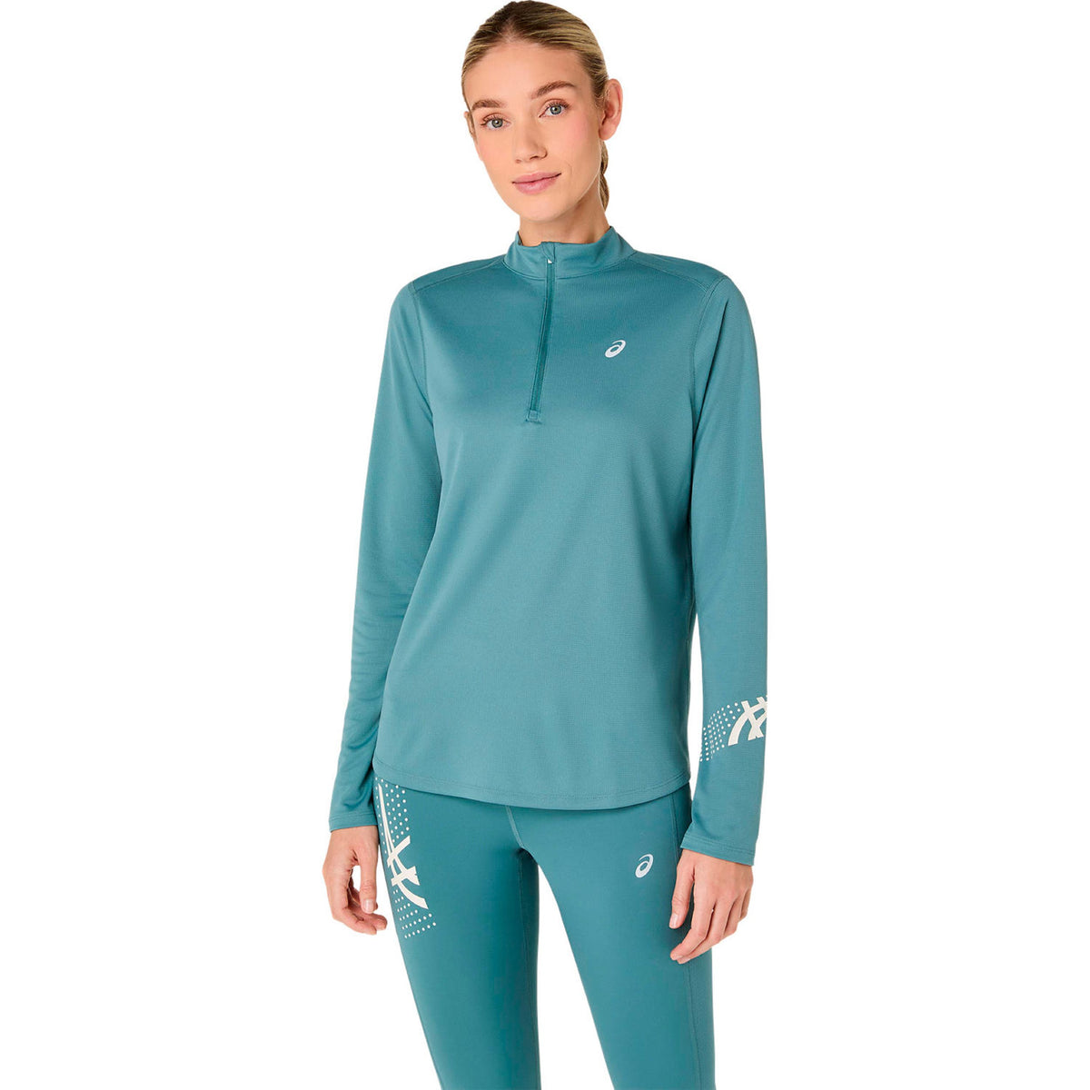 ASICS Icon 1/2 Zip  Camicia da corsa - turchese