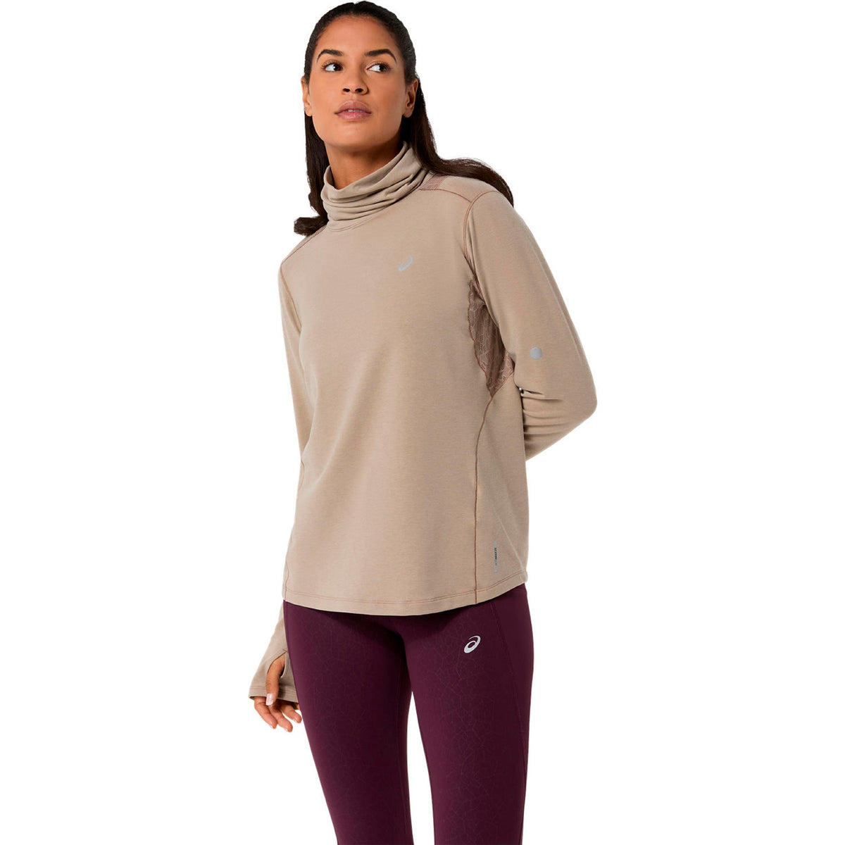 ASICS Nagino Winter  Camicia da corsa - beige