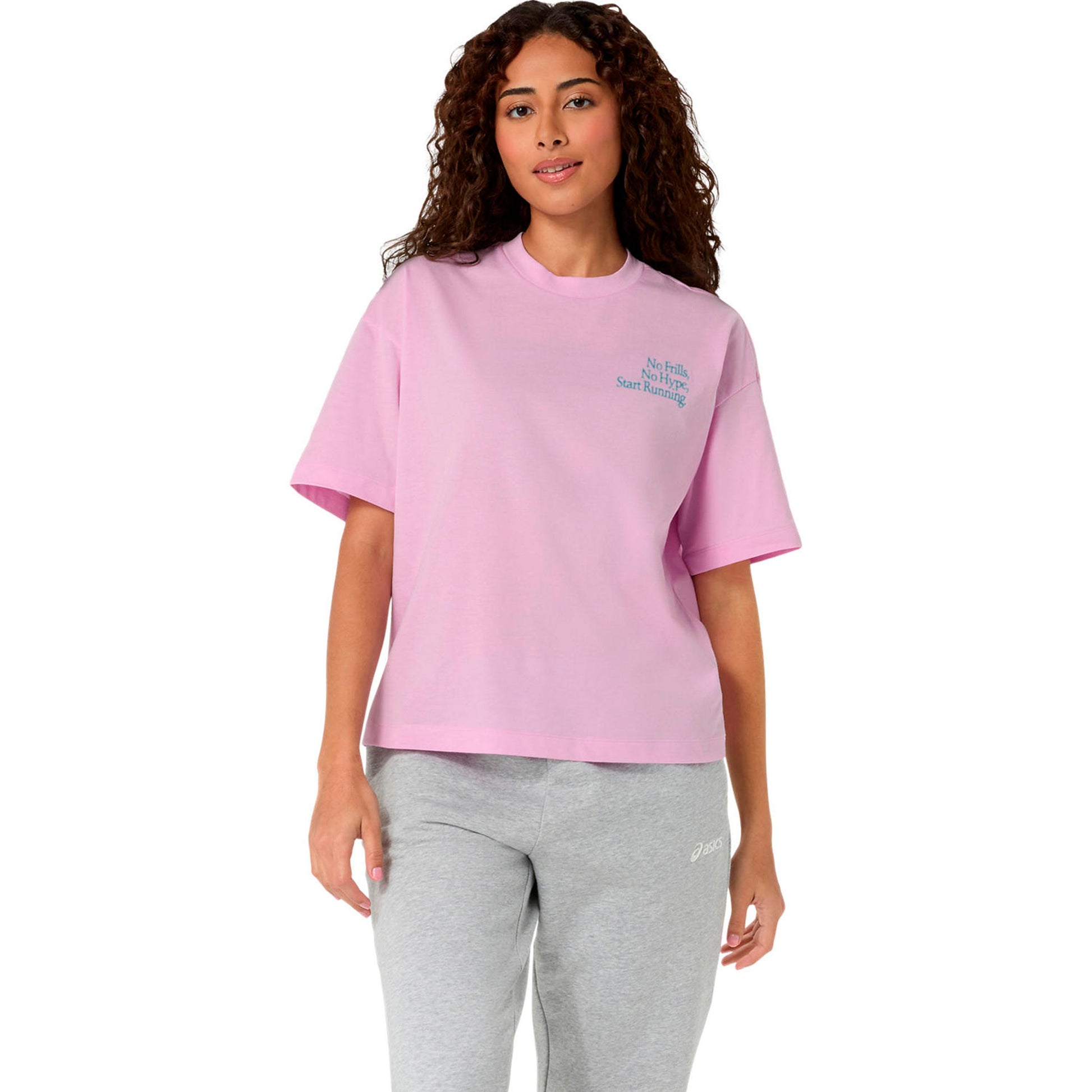 ASICS Runner Message Graphic  Camicia da corsa - lilla, turchese